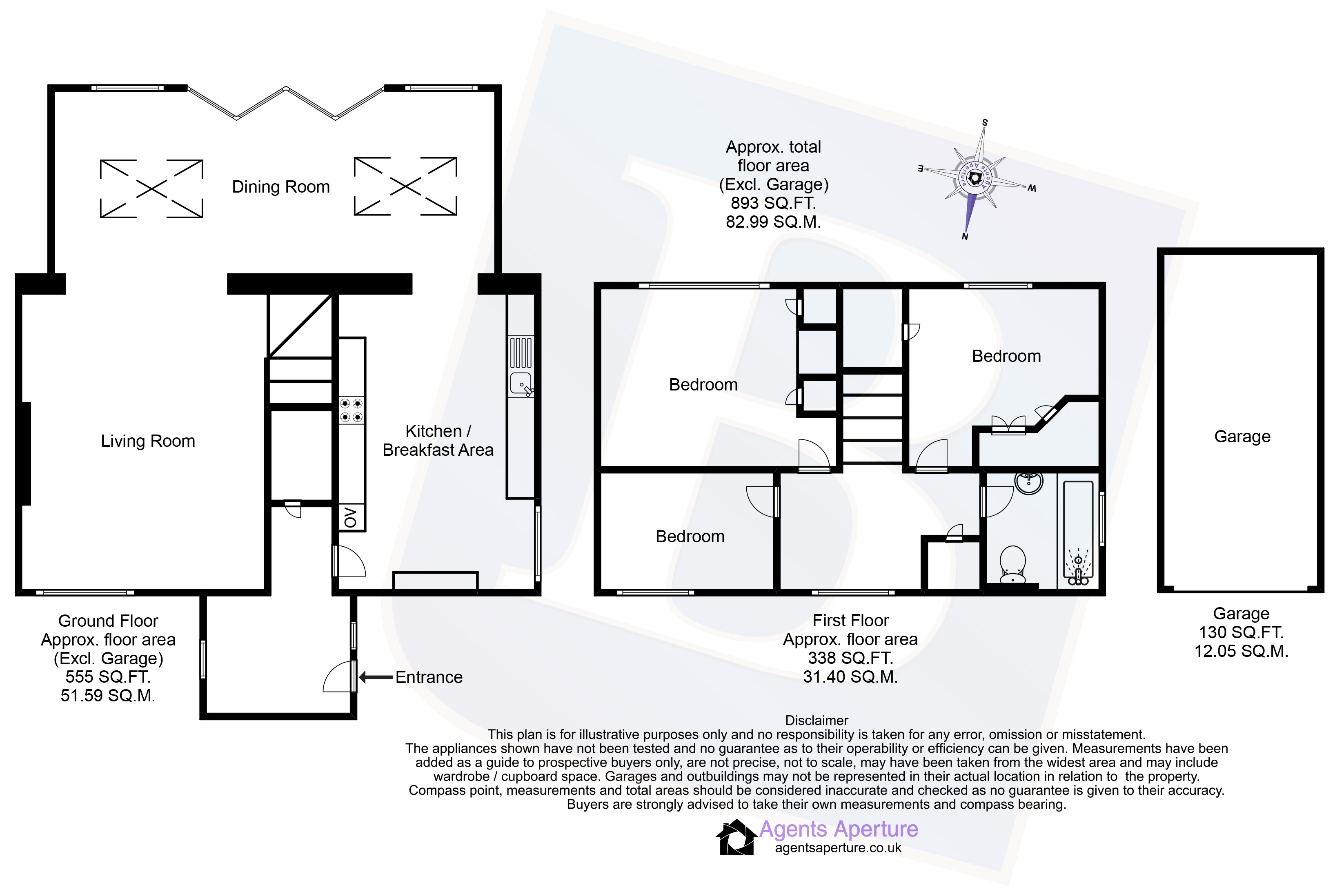 11, Colne Close, Chelmsford floorplan
