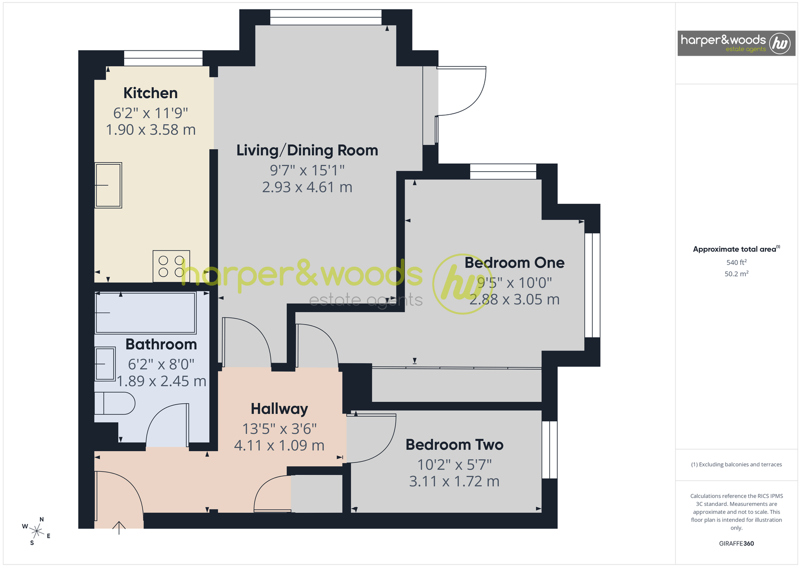 Heathfield,Flat 9, Croft Avenue East, Bromborough floorplan