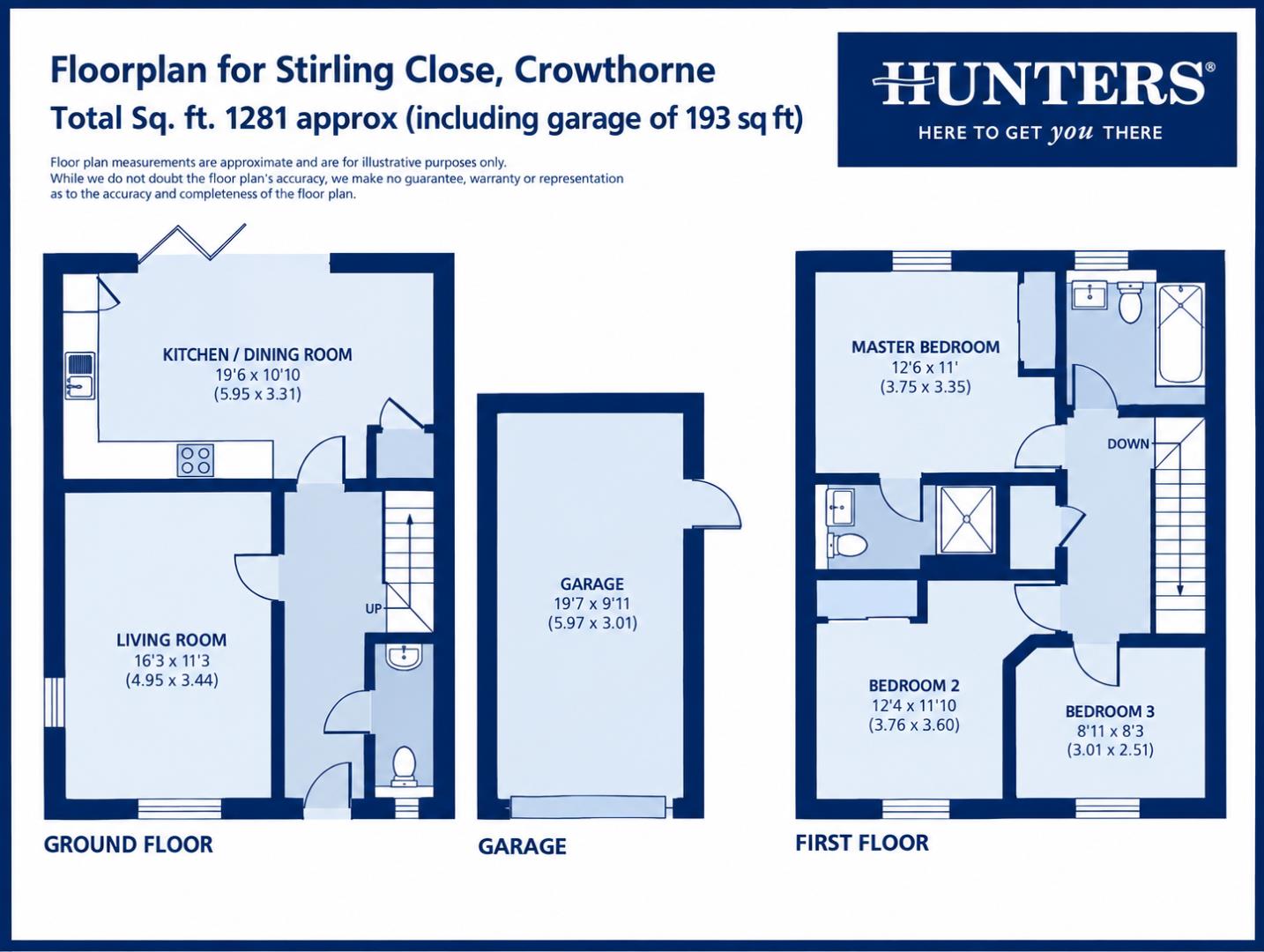 59, Stirling Close, Crowthorne floorplan