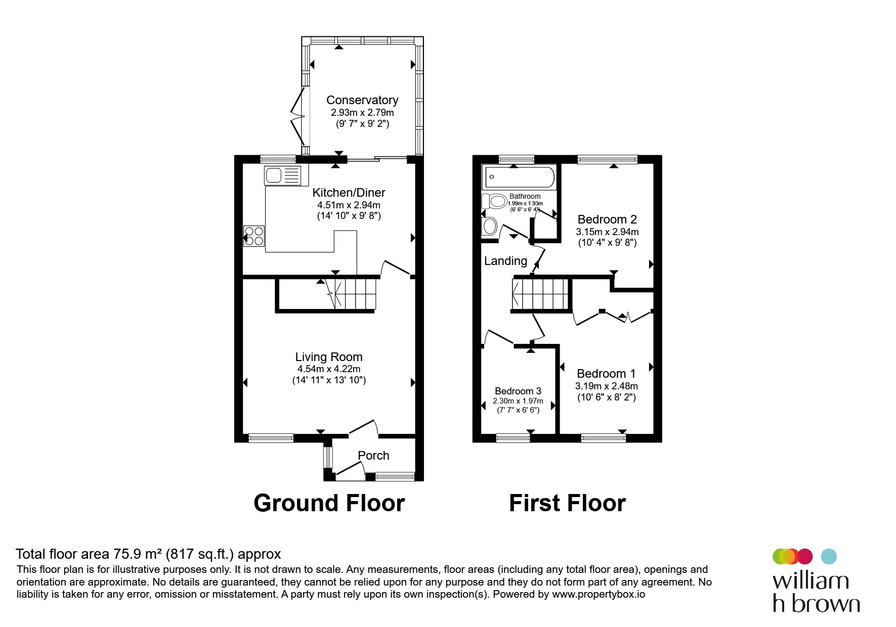 22, Lavenham Way, Stowmarket floorplan