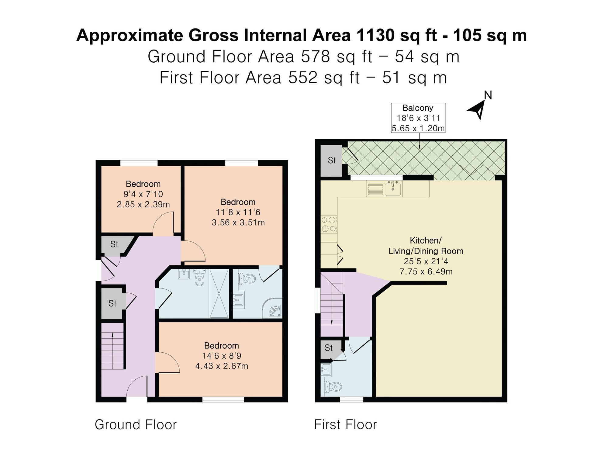 2 Tre Lowen Chy Carpalla, St. Austell floorplan