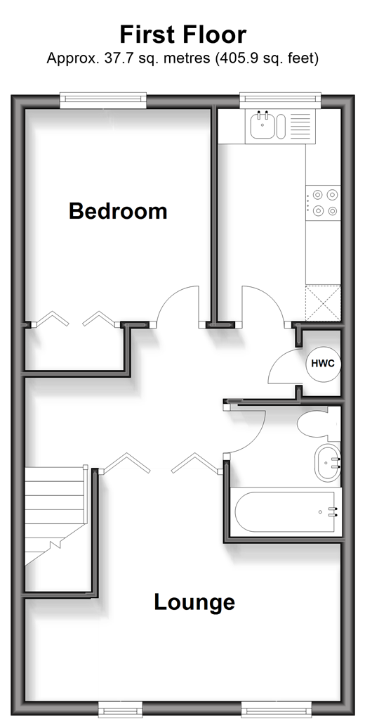 Weybridge Close Lords Wood, Chatham floorplan
