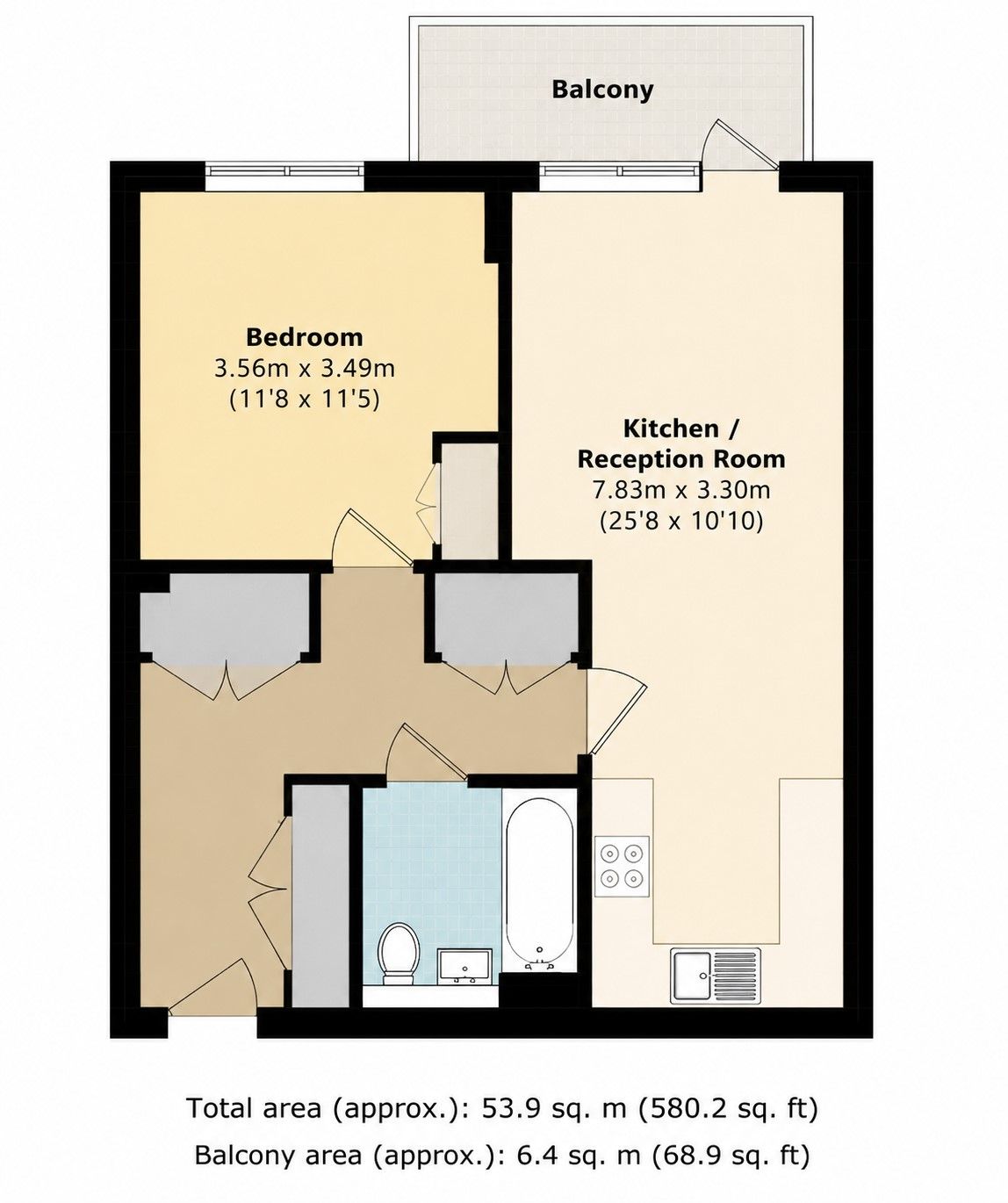 22 Kelton House, London floorplan