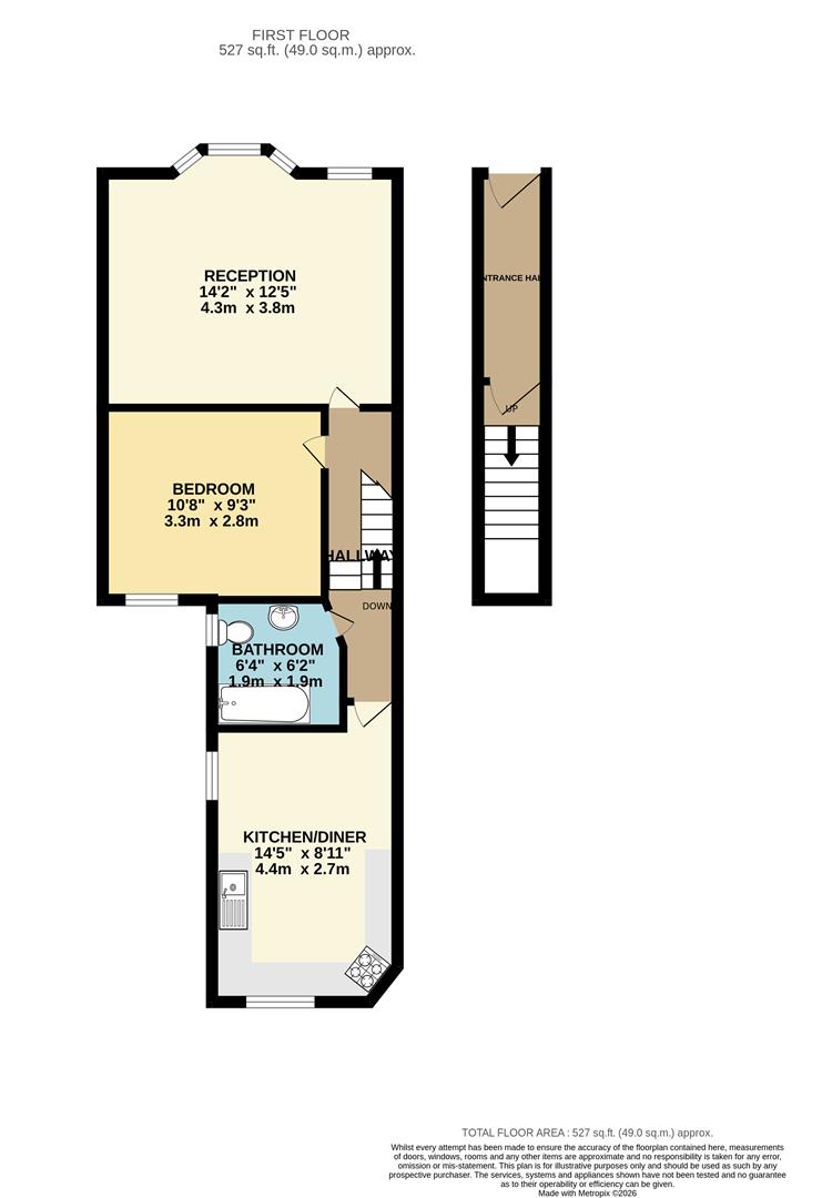 Whitney Road, Leyton floorplan