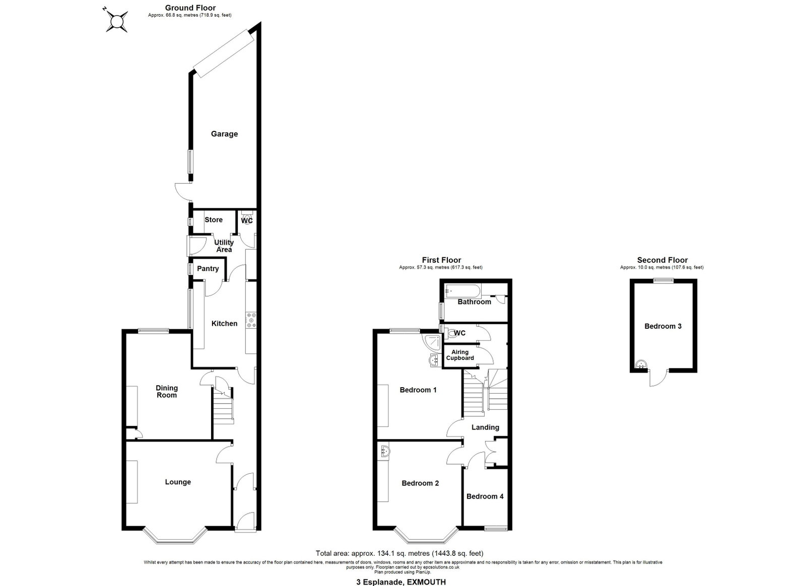3, Esplanade, Devon floorplan