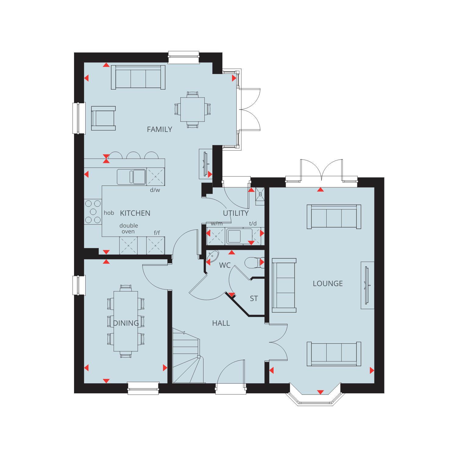 H830837, York Way, Northampton floorplan