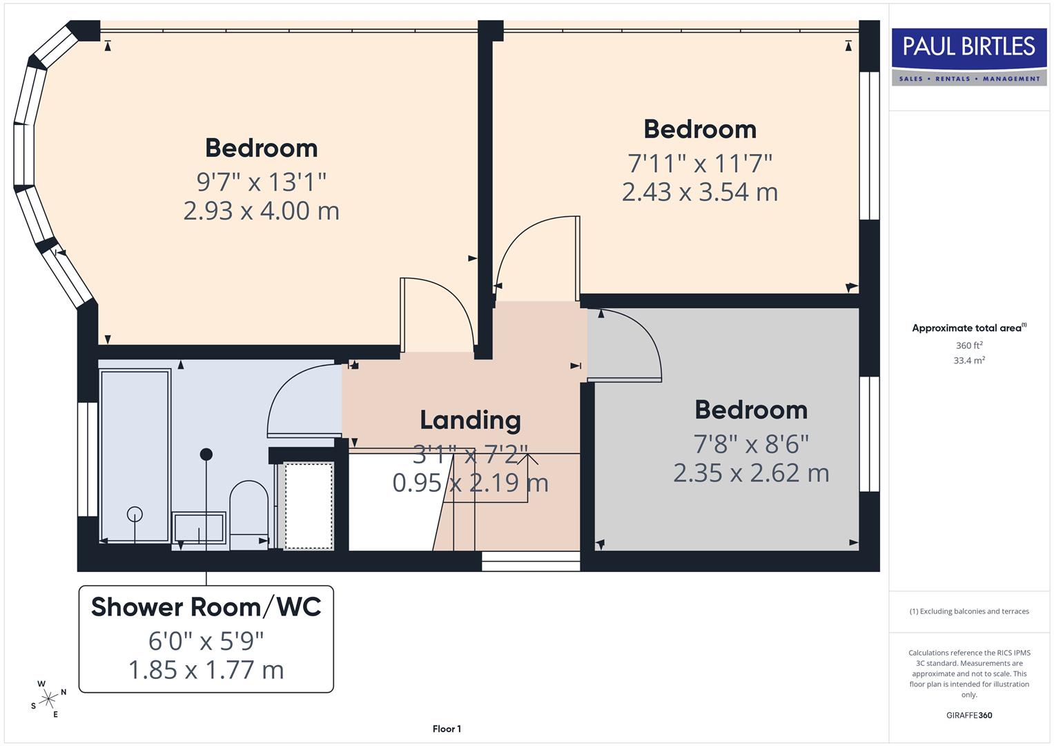 6, Delacourt Road, Manchester floorplan