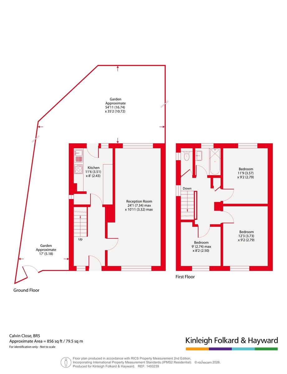 9, Calvin Close, Kent floorplan