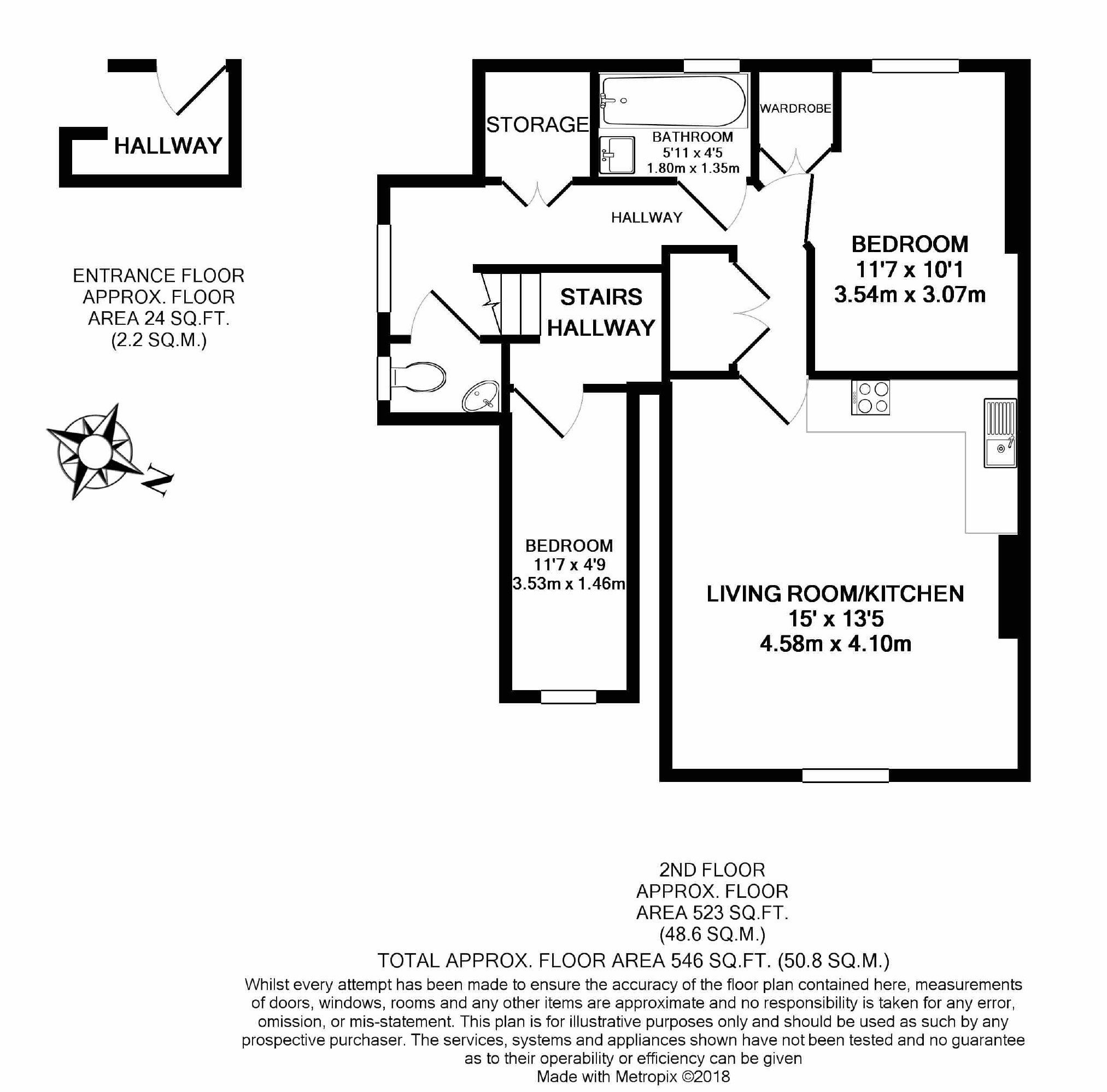 2 Bedrooms Flat to rent in Park Avenue, Willesden Green, London NW2