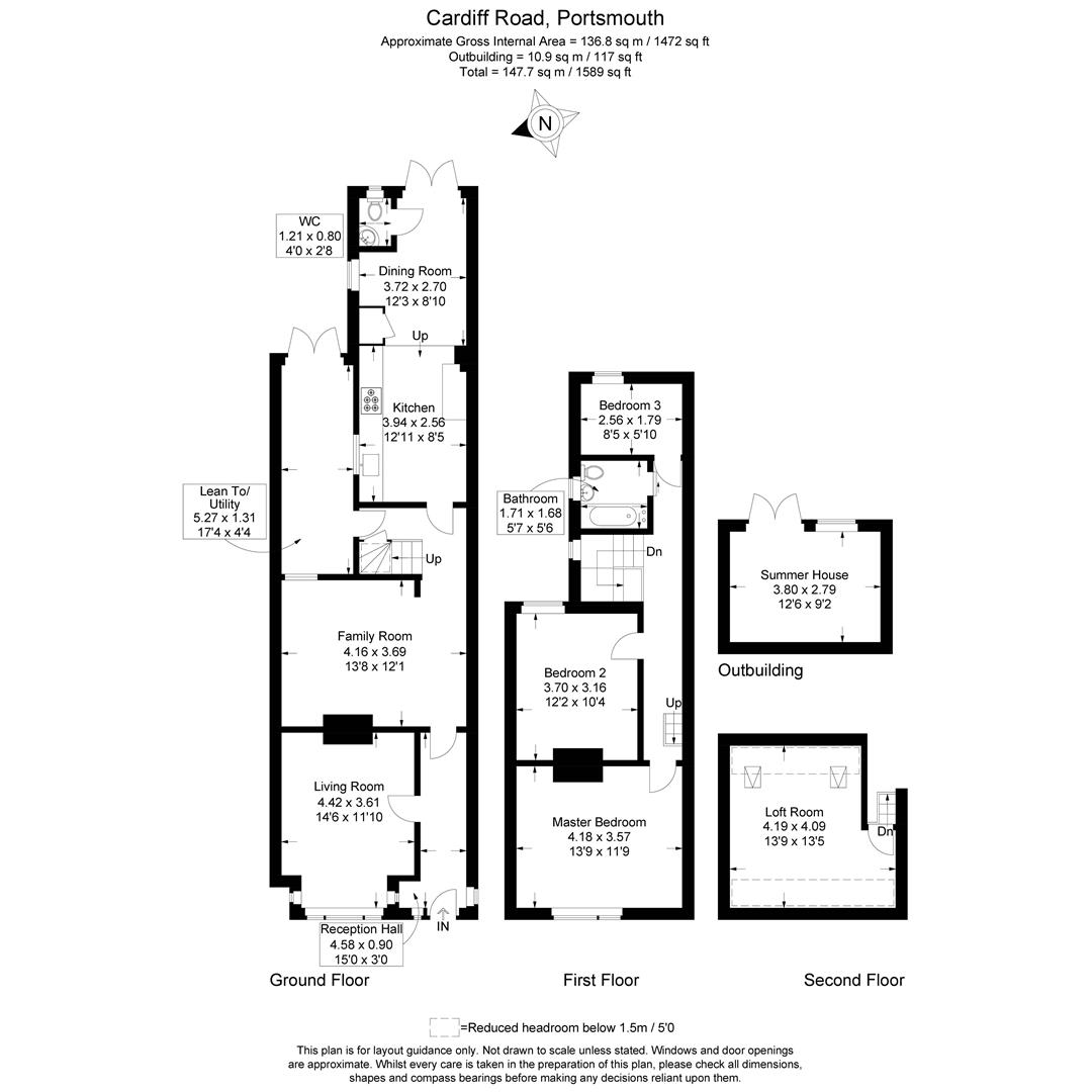16, Cardiff Road, Portsmouth floorplan