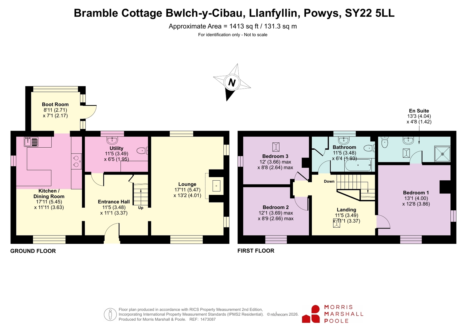 Bramble Cottage,, Bwlch-y-Cibau, Powys floorplan