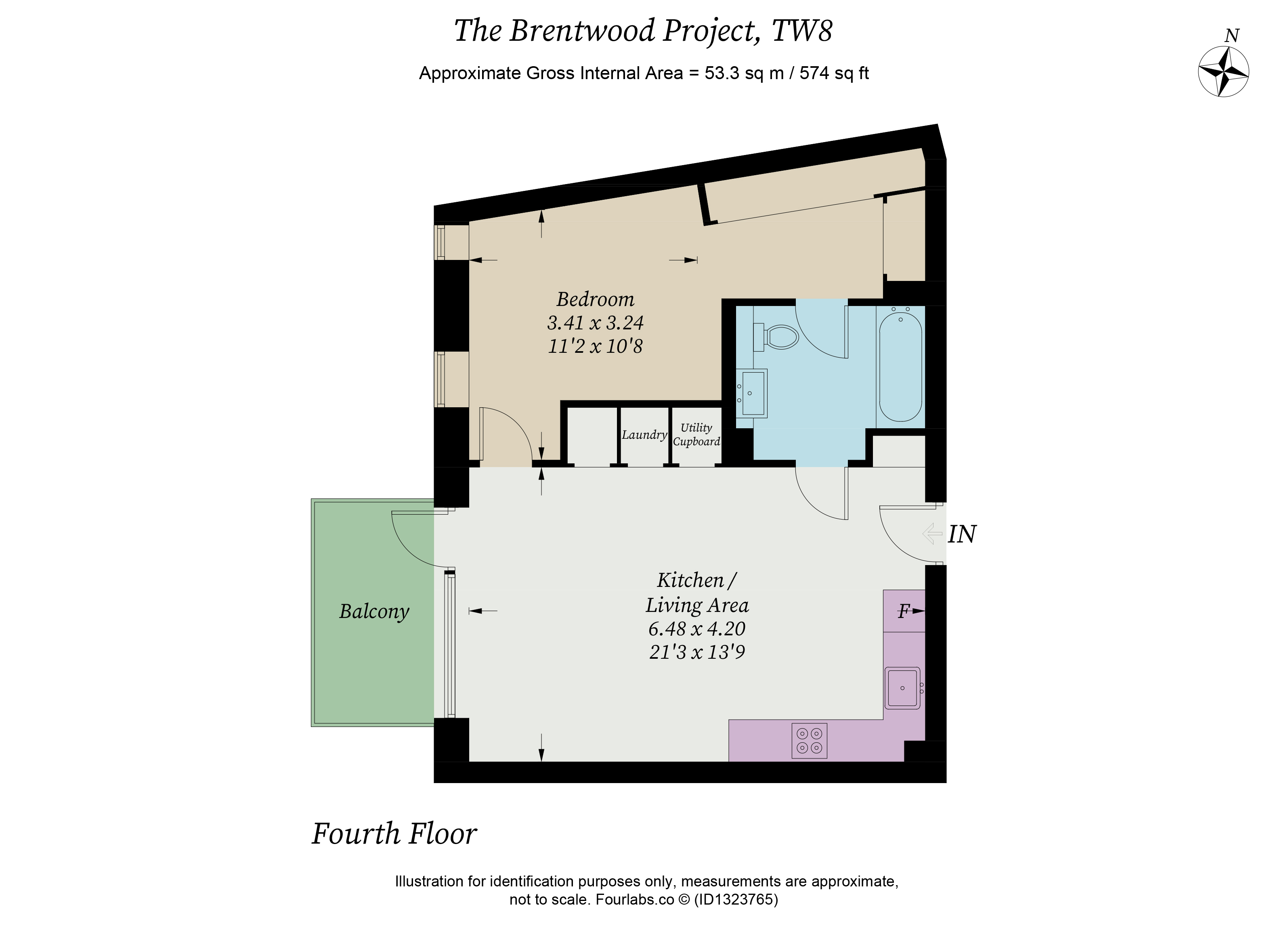 Cb0501, Lewis House (willow), 8, Bradshaw Yard, Brentford floorplan