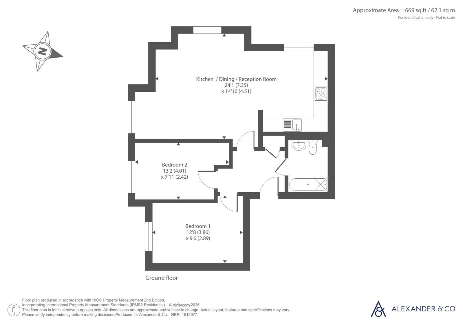 2, Elton Close, Buckinghamshire floorplan