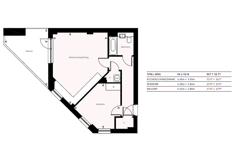 1 Bedrooms Flat for sale in Acton Gardens, Bollo Lane, Acton W3
