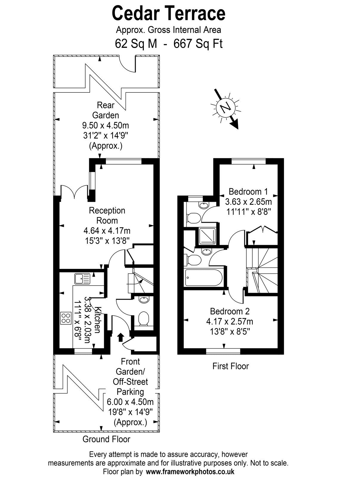 106, Cedar Terrace, Richmond floorplan