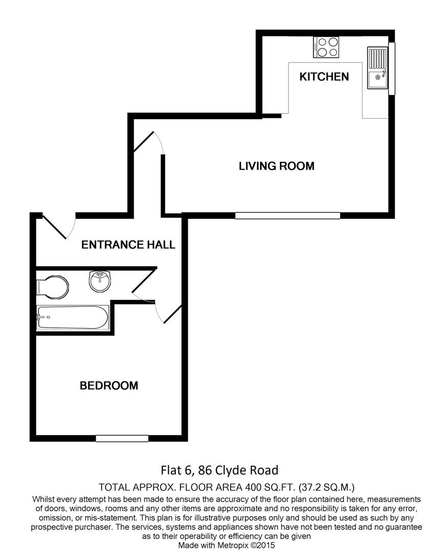 Flat 6, 86, Clyde Road, West Didsbury floorplan