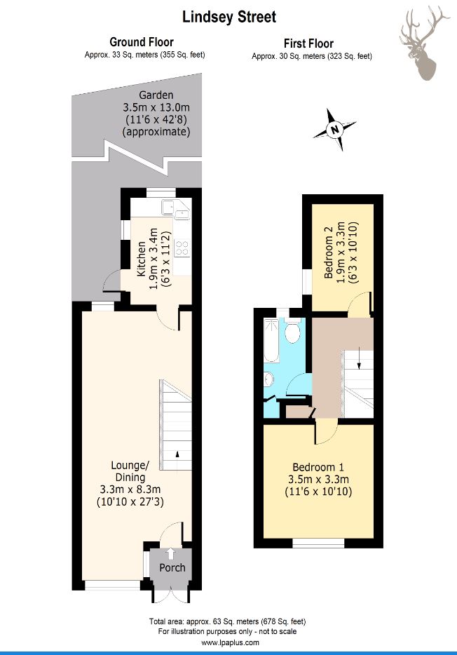 2 Bedrooms Terraced house for sale in Lindsey Street, Epping CM16