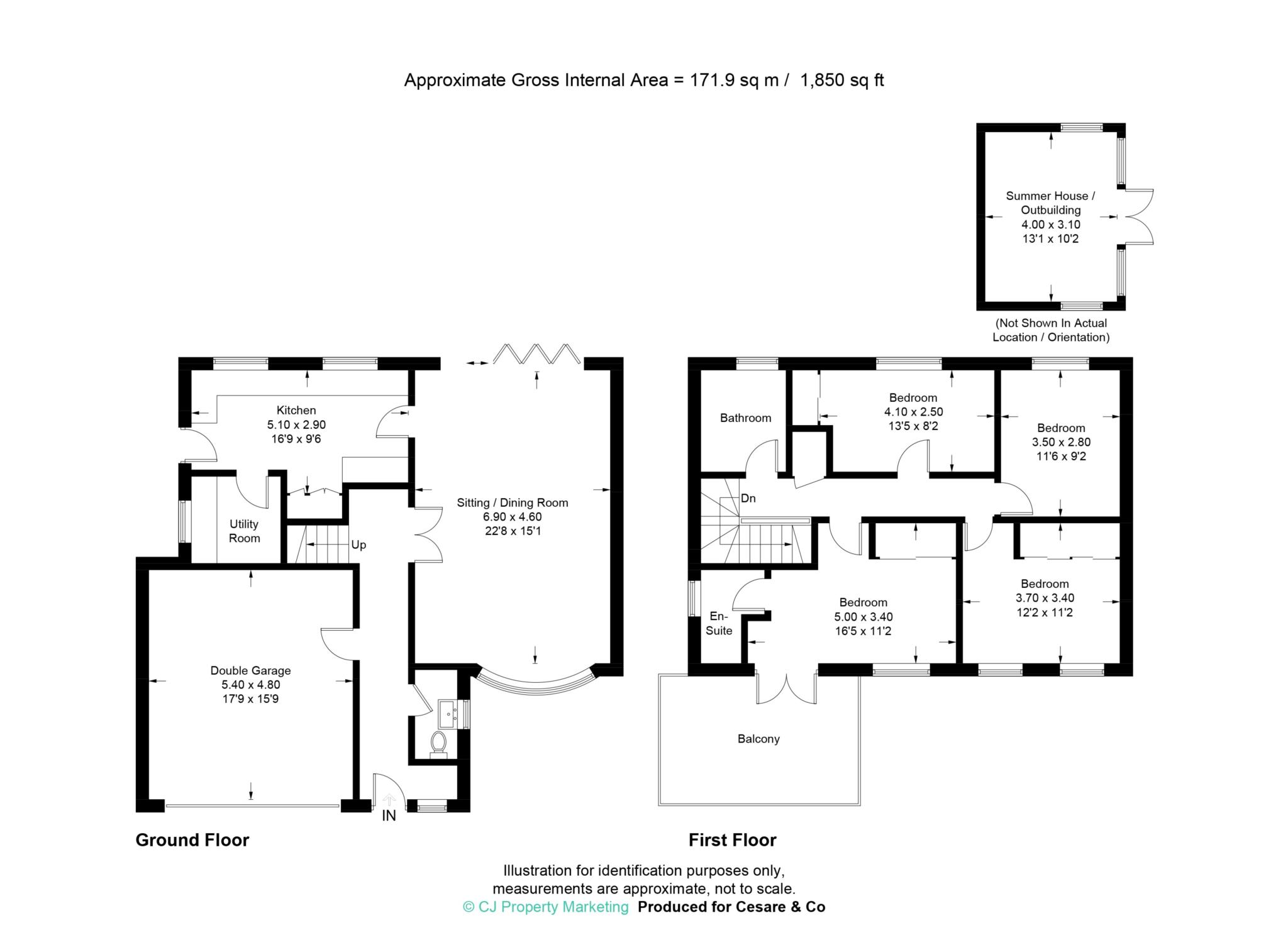 5, Sandon Close, Tring floorplan