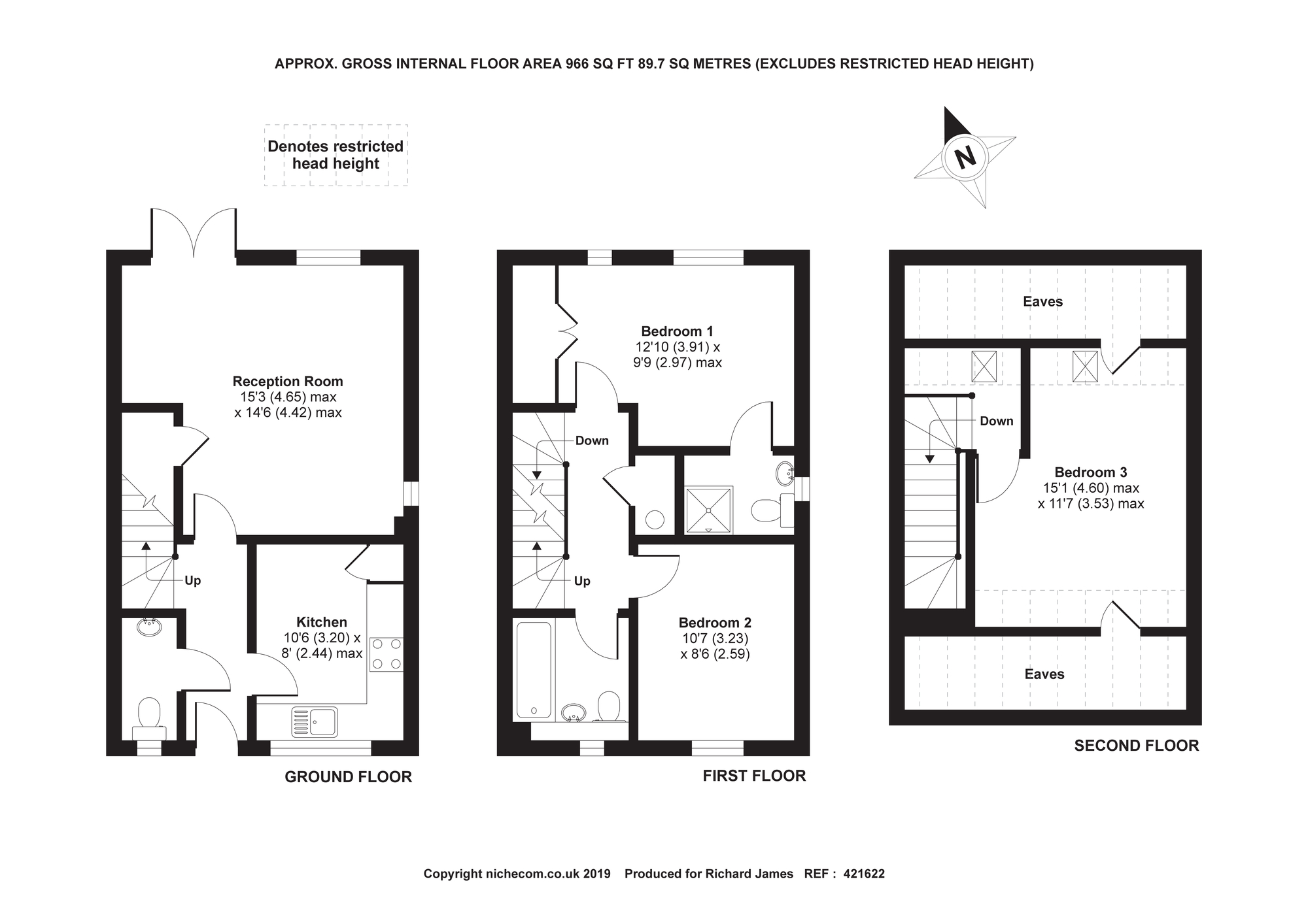 3 Bedrooms Detached house for sale in Meadow View, Chippenham Road, Lyneham, Wiltshire SN15