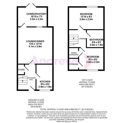 2 Bedrooms Terraced house to rent in Horley, Surrey RH6