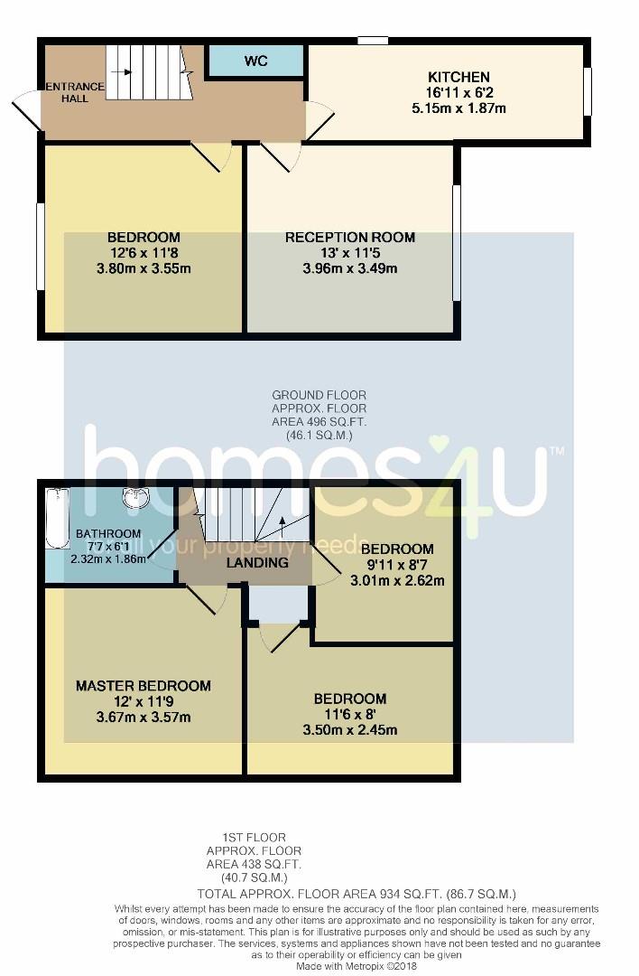 4 Bedrooms  to rent in Brentbridge Road, Fallowfield, Manchester M14