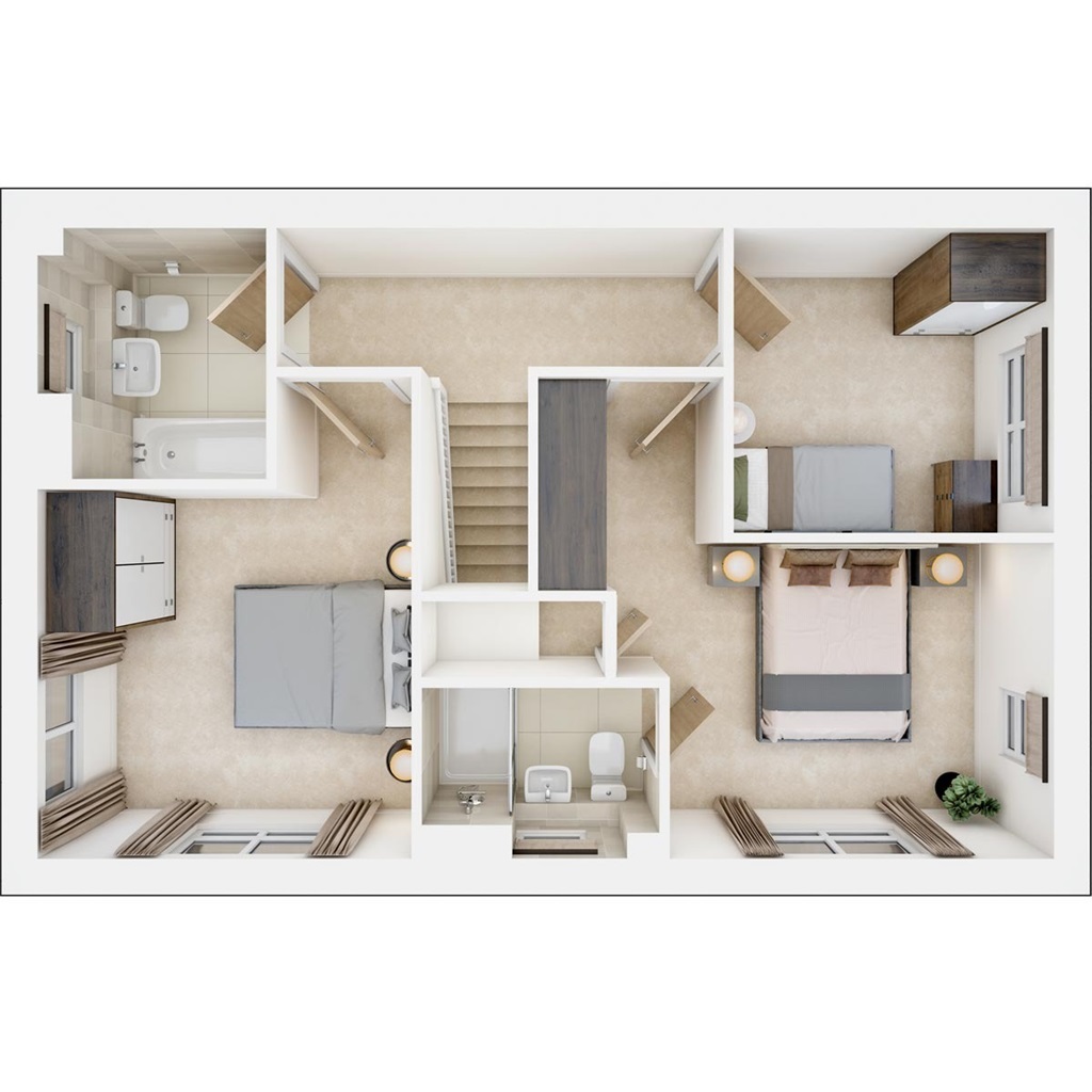 The Aynesdale - Plot 55, Woodlands Chase, Curbridge Way, Whiteley floorplan