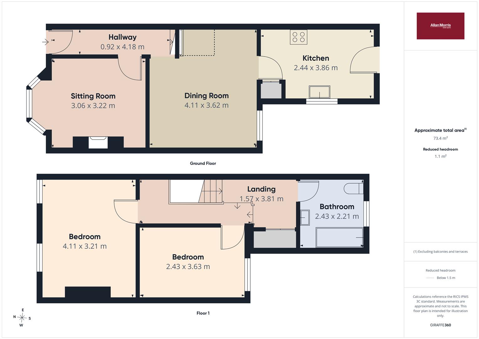 50, Moorlands Road, Malvern floorplan