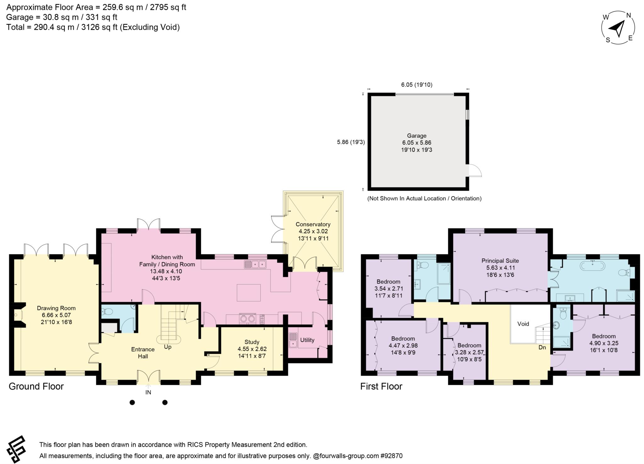5 Manor Wood Gate floorplan