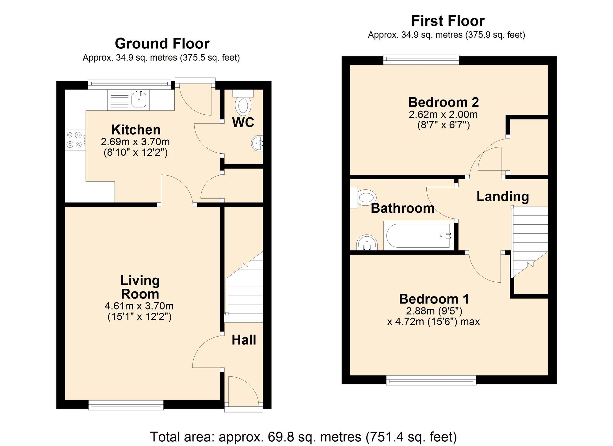 25 Brindley Mews, Barnoldswick floorplan