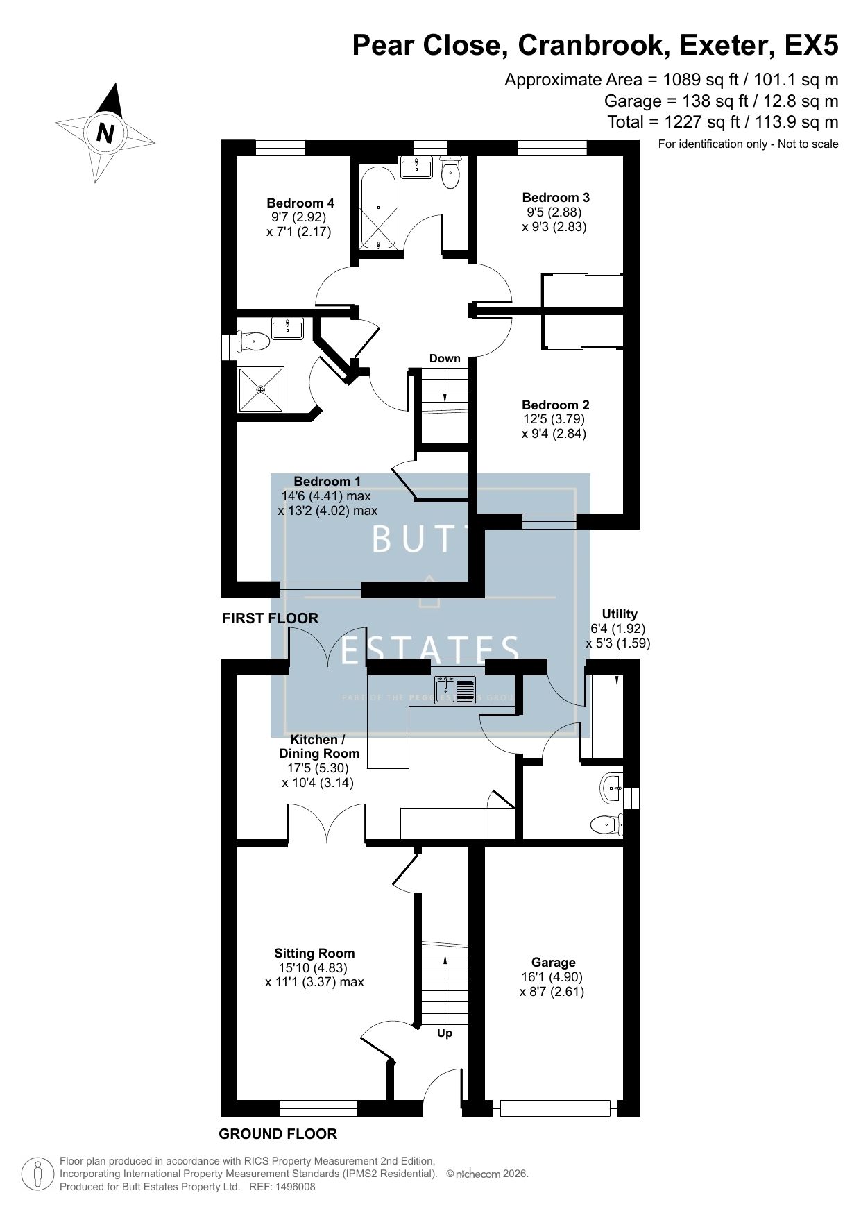 12 Pear Close, Exeter floorplan