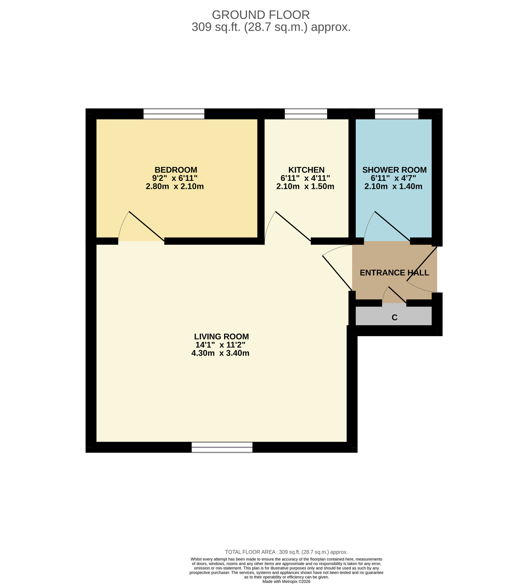 3/1, 33A, Combie Street, Oban floorplan