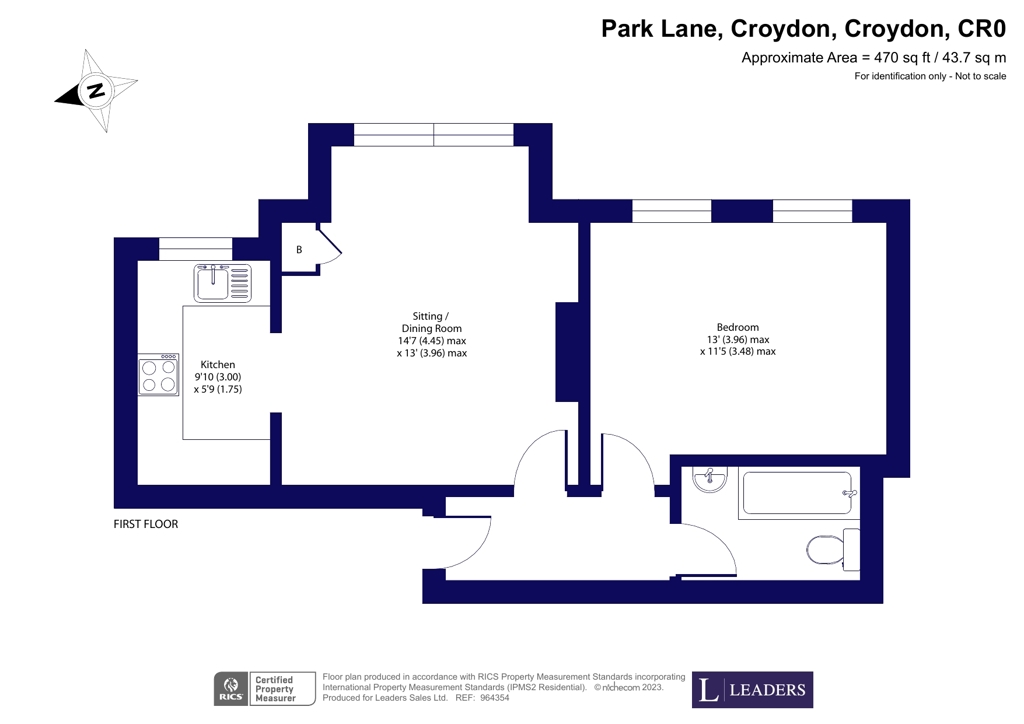 Park Lane, Croydon, Croydon CR0, 1 bedroom flat for sale 64332947