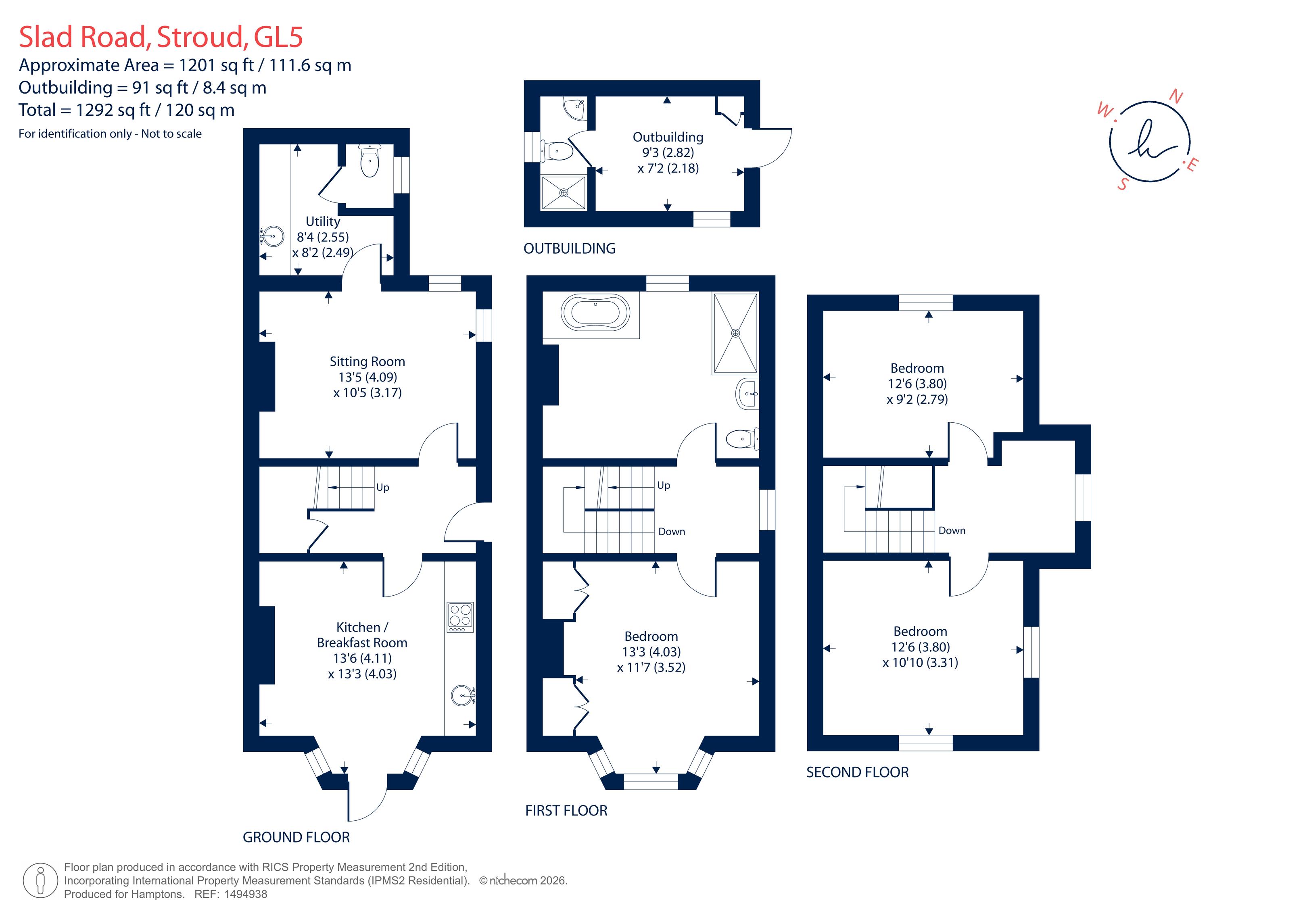 3, Slad Road, Stroud floorplan