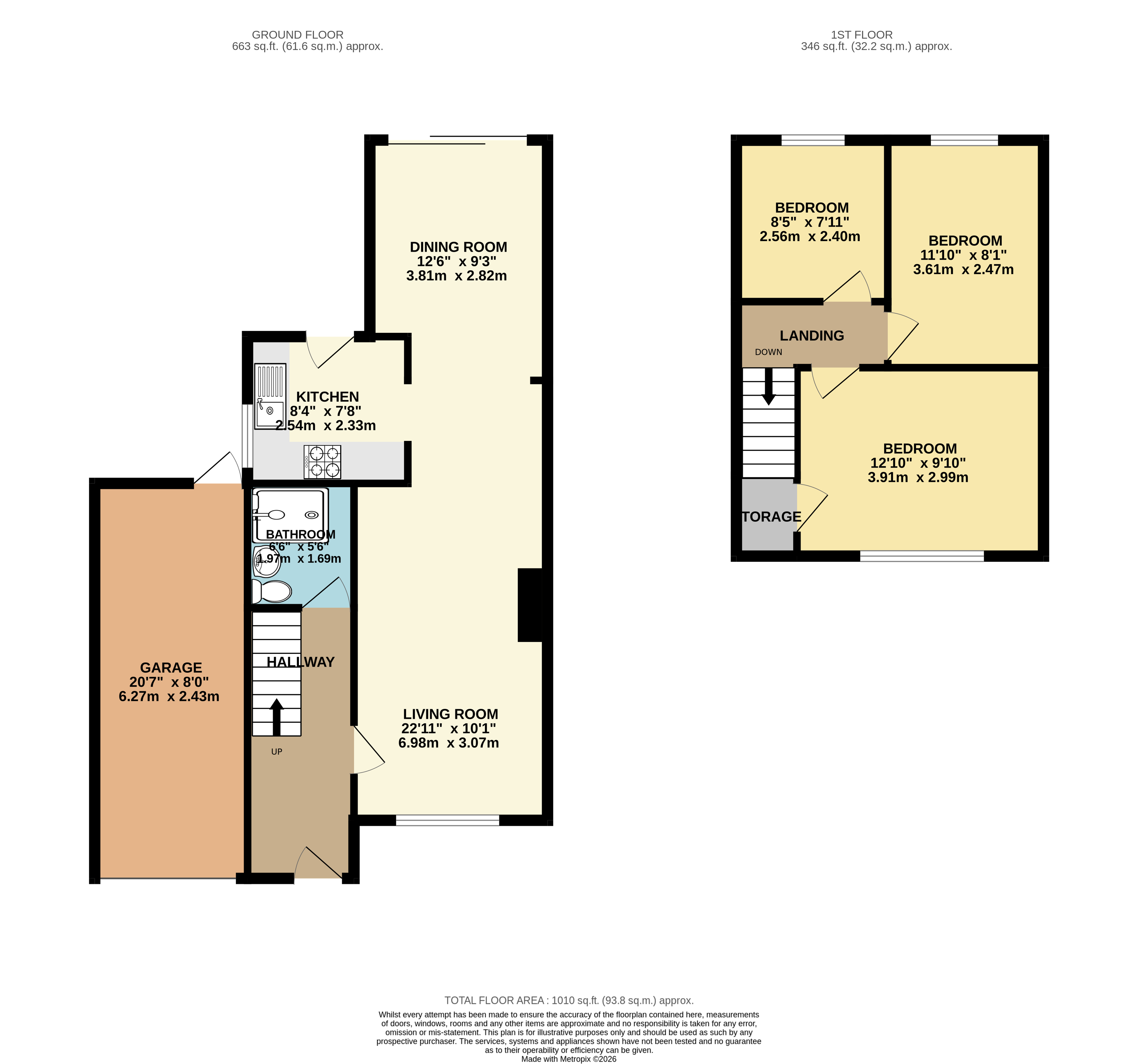 11, Greenlands Way, Bristol floorplan