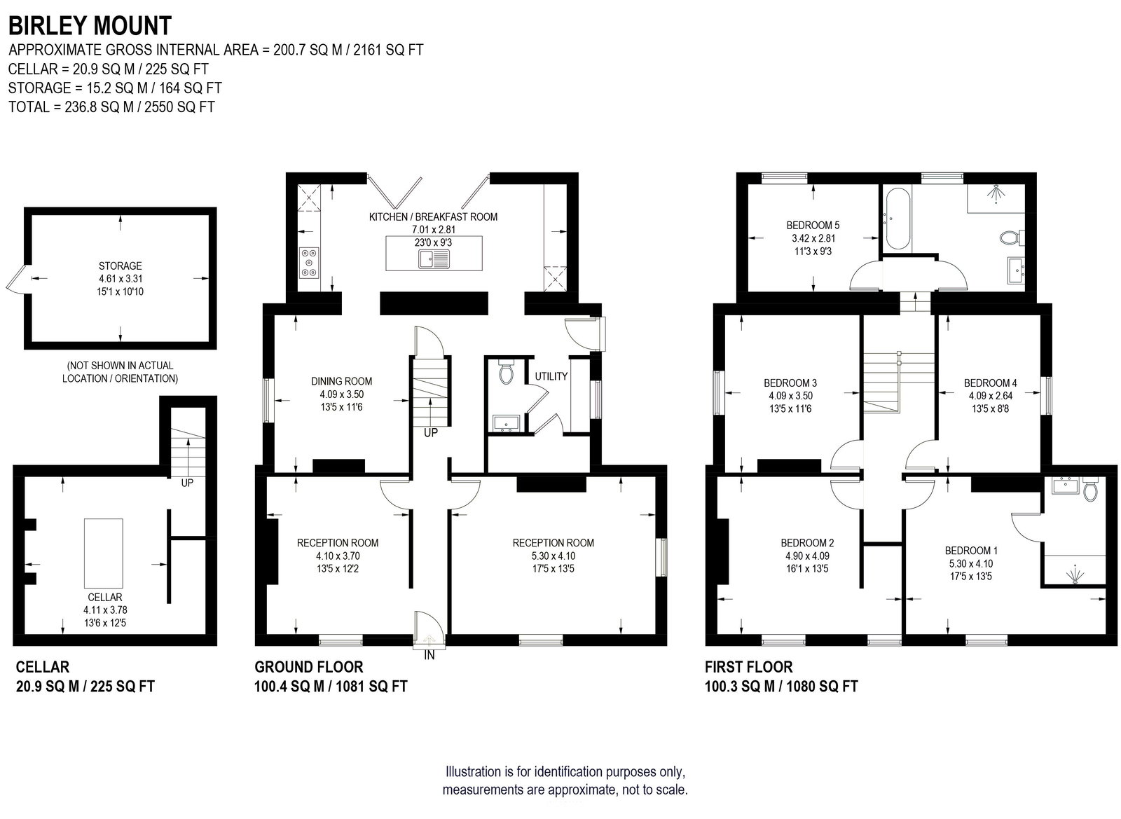 Birley Mount, Fox Hill Road, Sheffield floorplan
