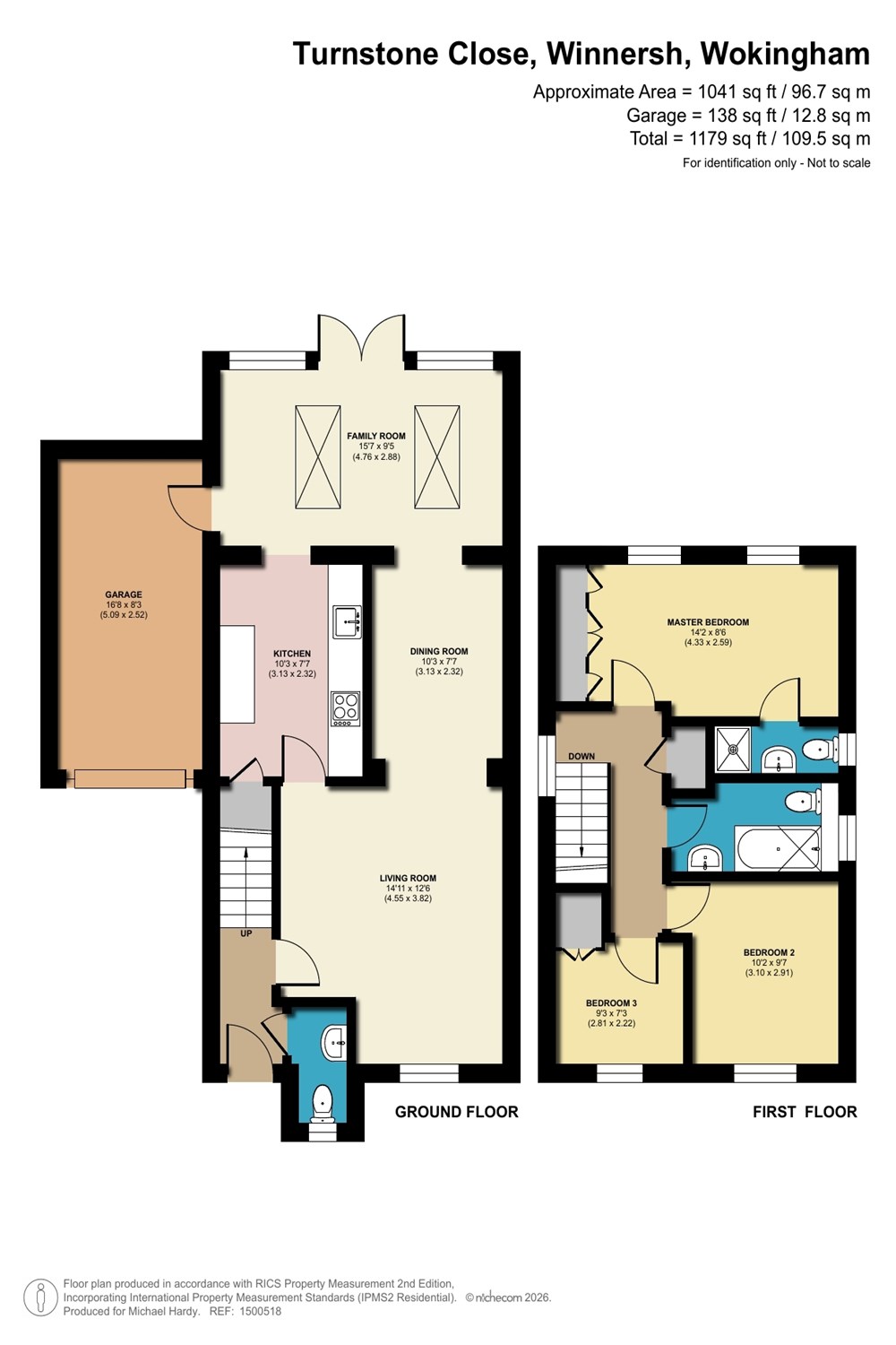 7 Turnstone Close, Winnersh, Wokingham floorplan