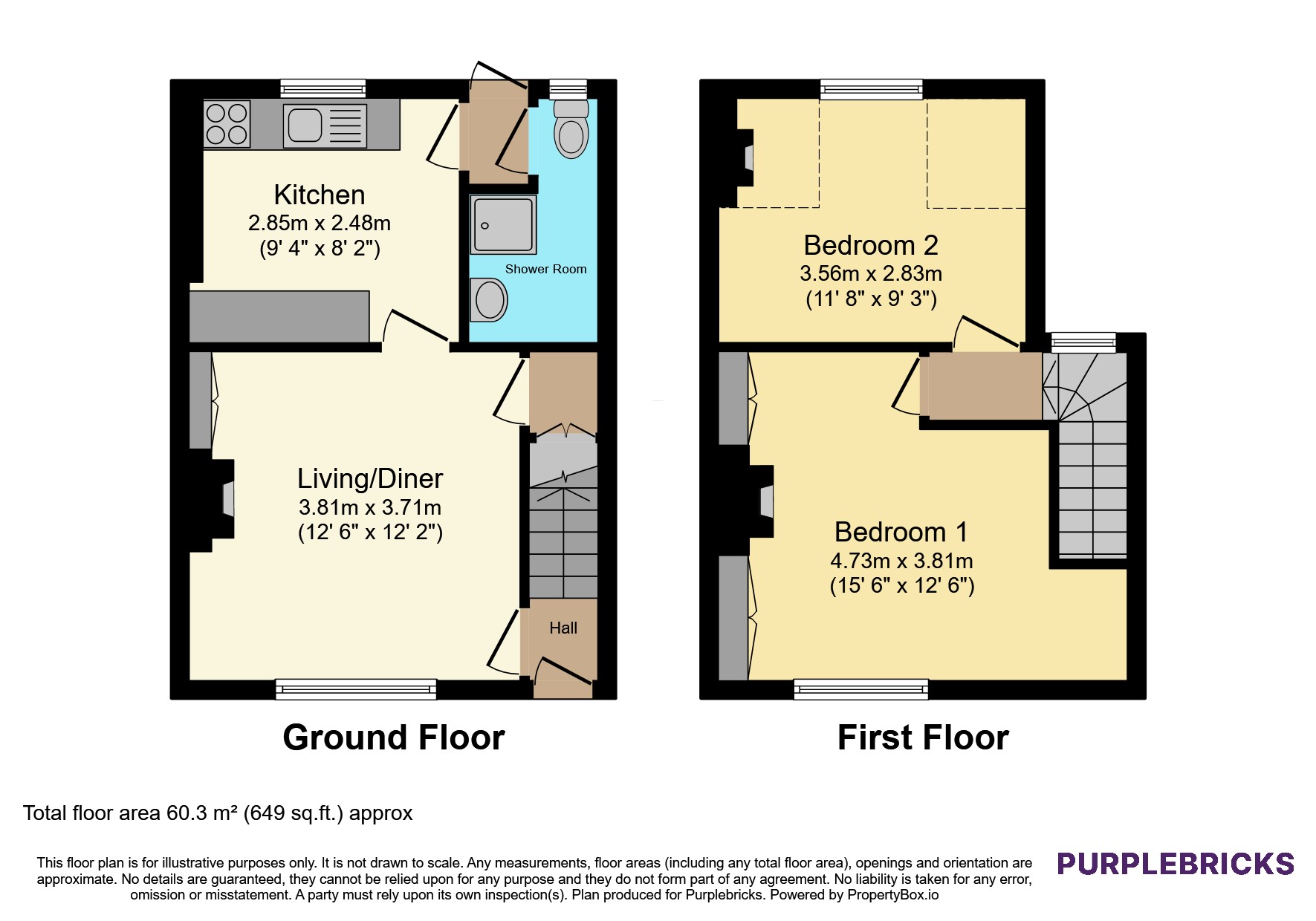 5, Horsham Lane, Plymouth floorplan