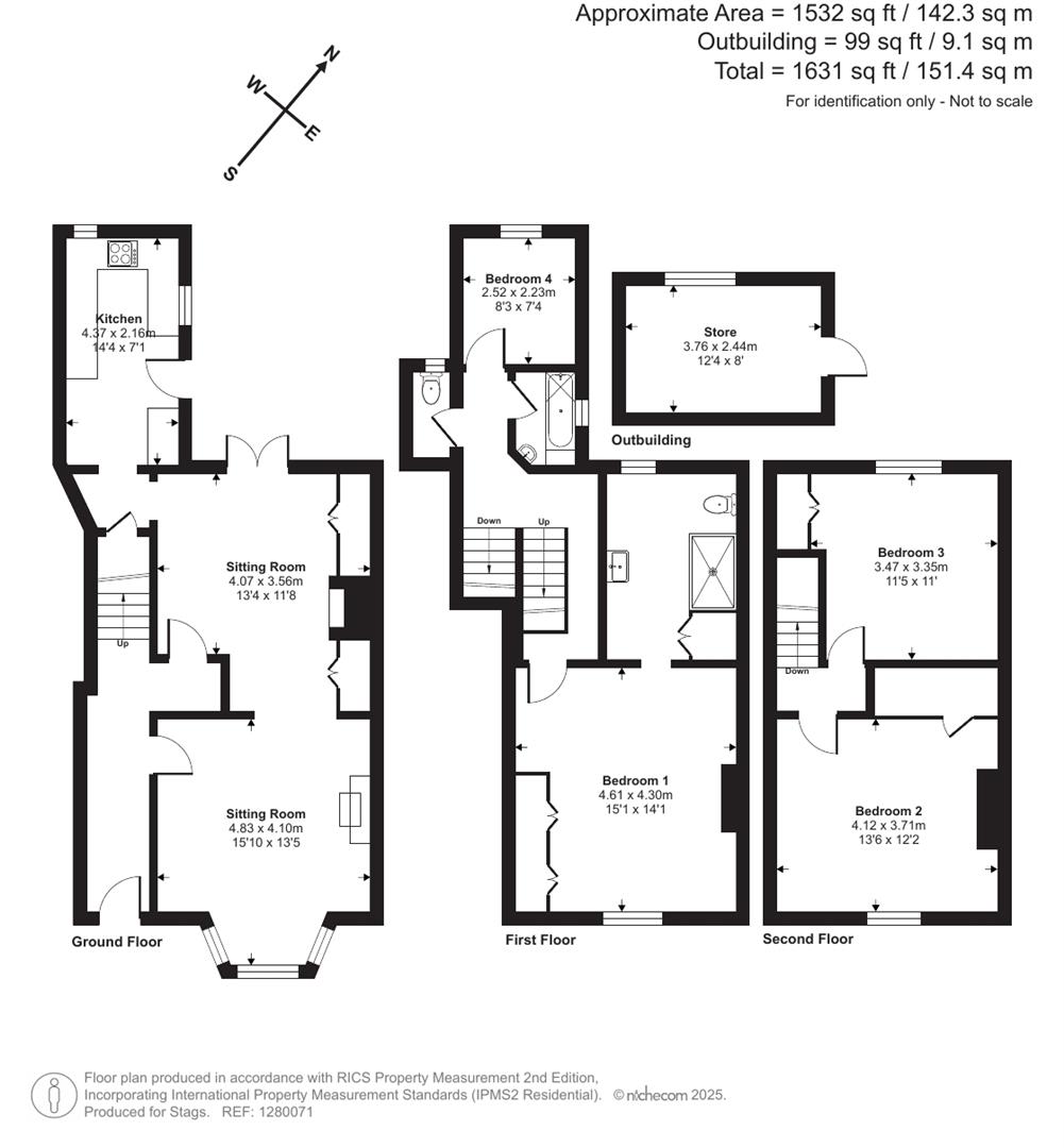 2 Beverley, Walditch floorplan