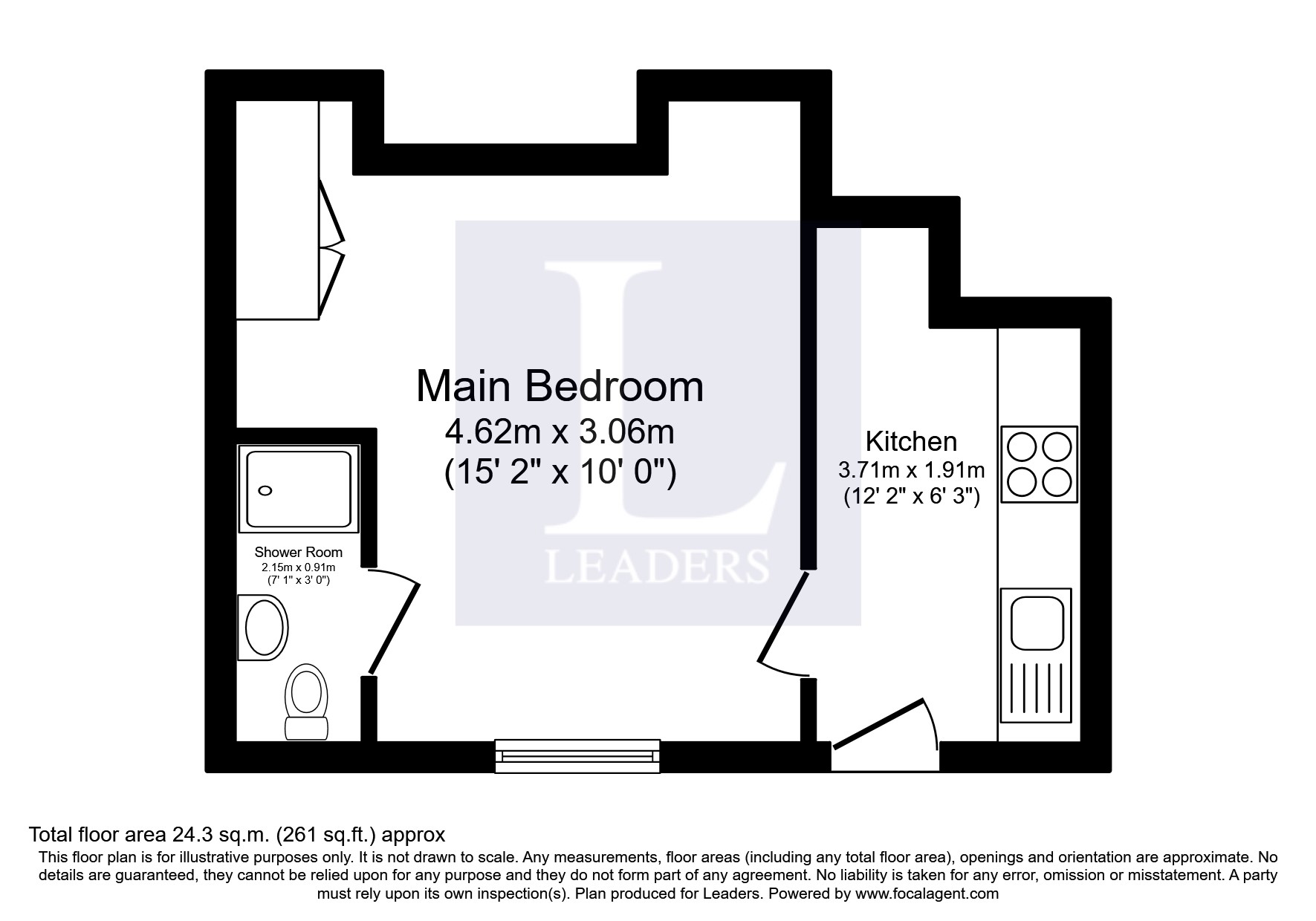 Studio 001, 72 St Stephens Road, Norwich floorplan