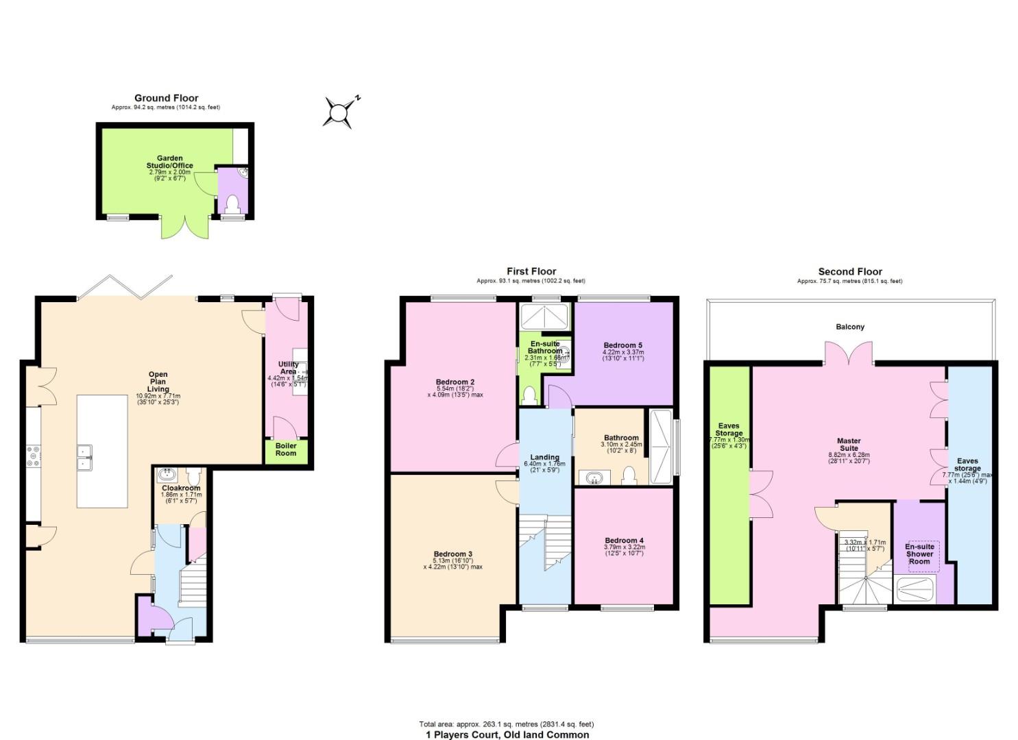1, Players Court, Oldland Common floorplan