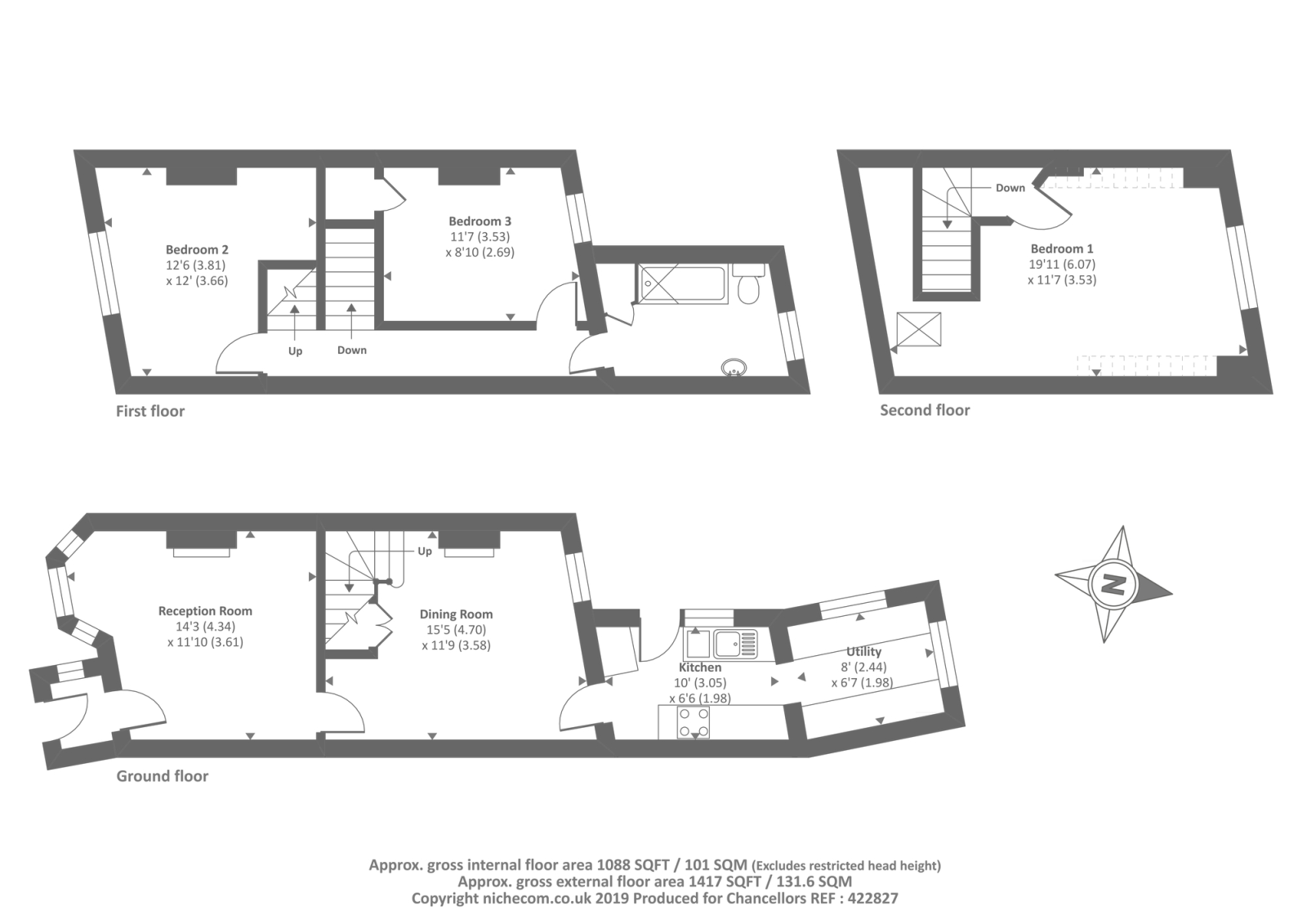 3 Bedrooms Terraced house for sale in Chesham, Buckinghamshire HP5