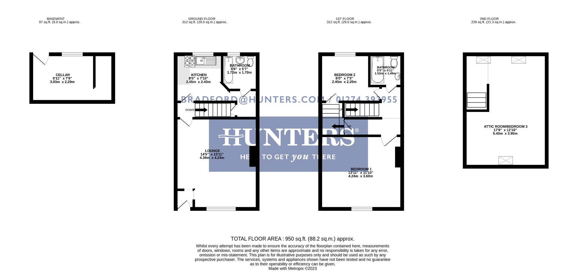 66, Marsh Street, Bradford floorplan