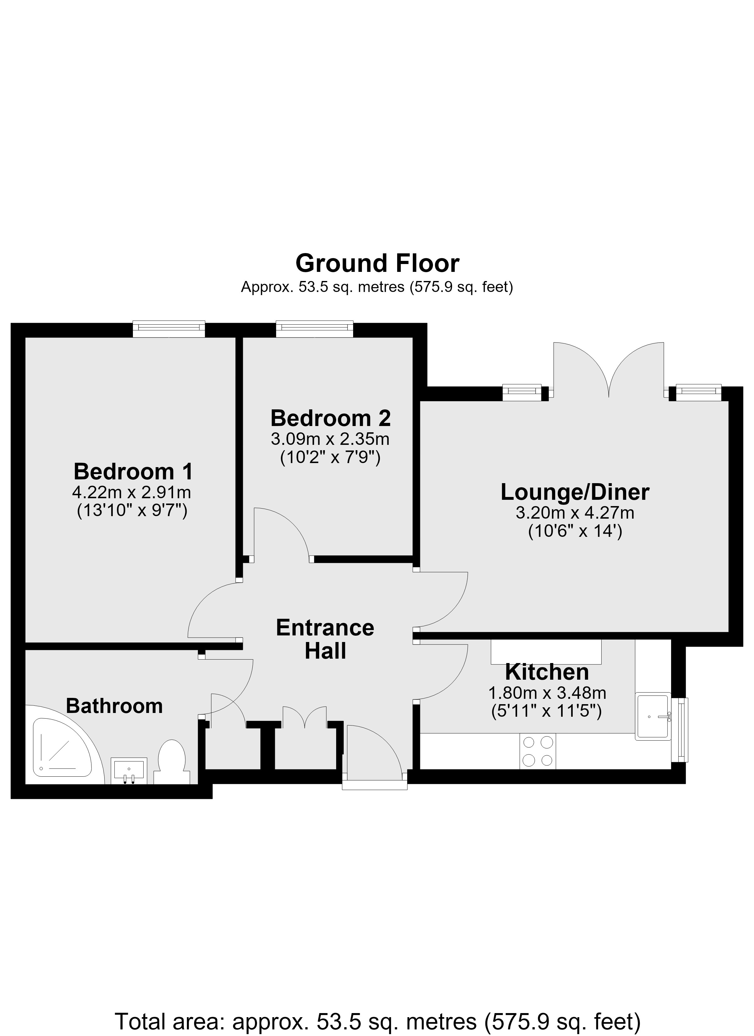 Flat 8, Ferguson House, Skellingthorpe Road, Lincoln floorplan