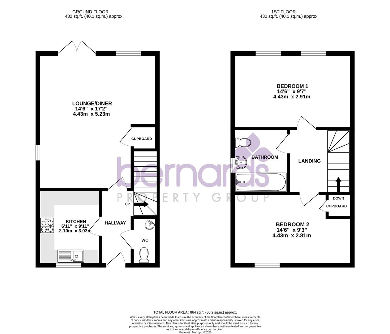16, Argus Road, Lee-On-The-Solent floorplan