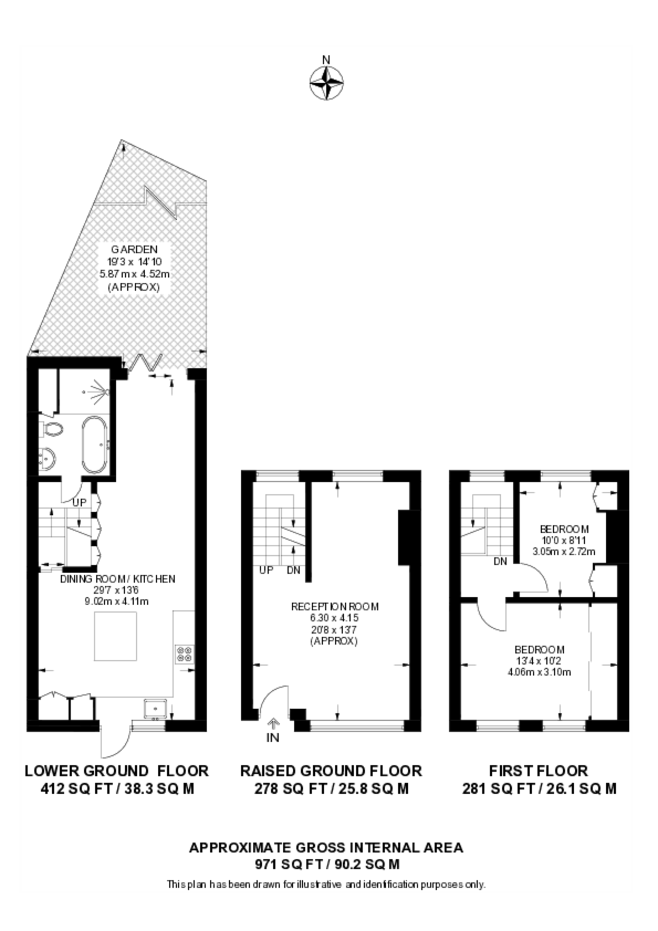 Walcot Square, London, SE11, Kennington floorplan