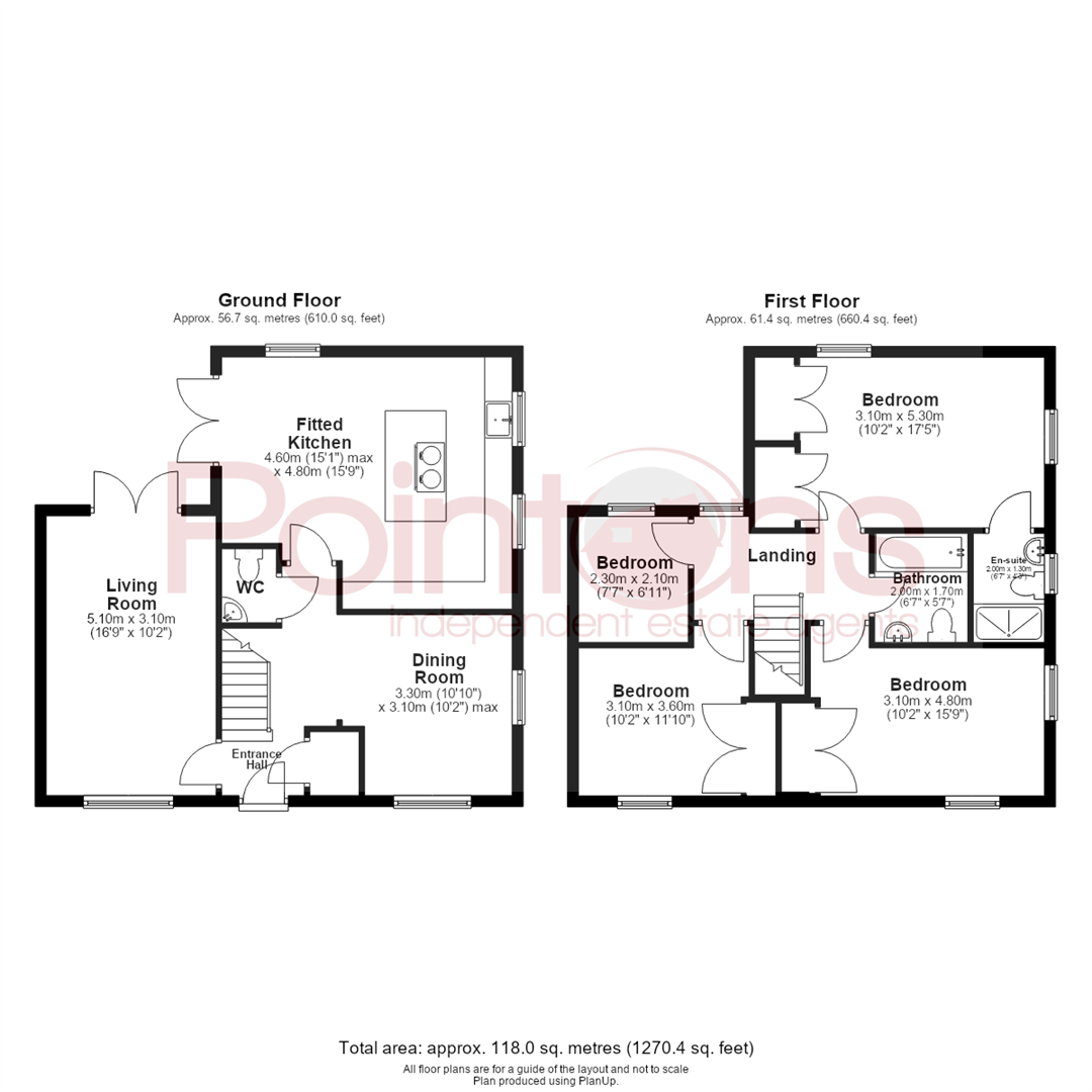1, Fleece Lane, Nuneaton floorplan