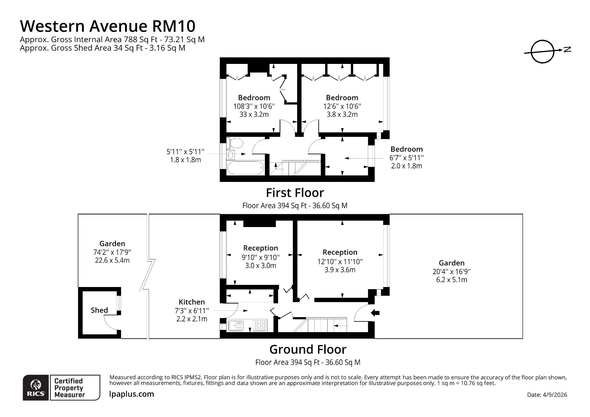 160, Western Avenue, Greater London floorplan