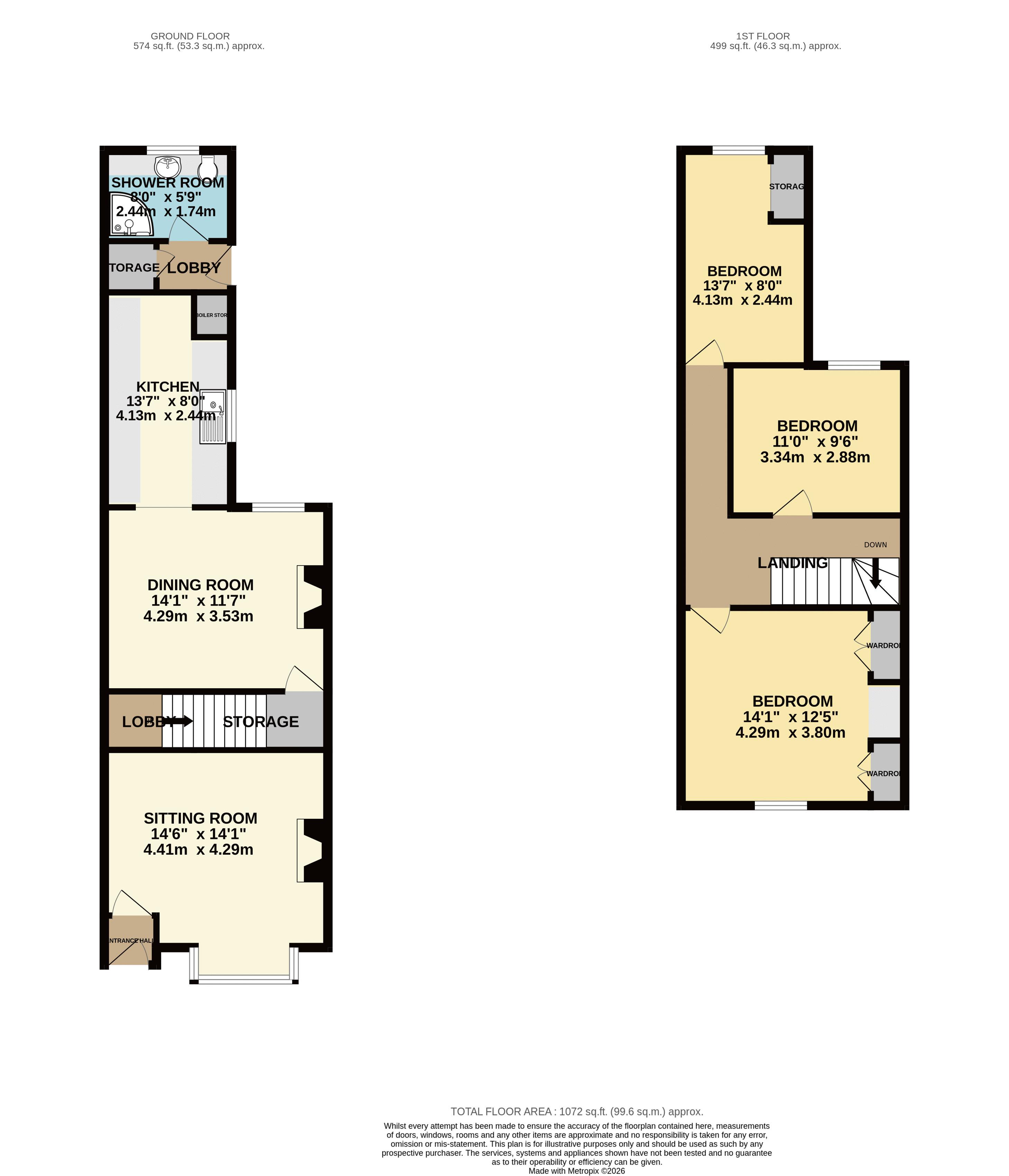 21, Grandstand Road, Hereford floorplan