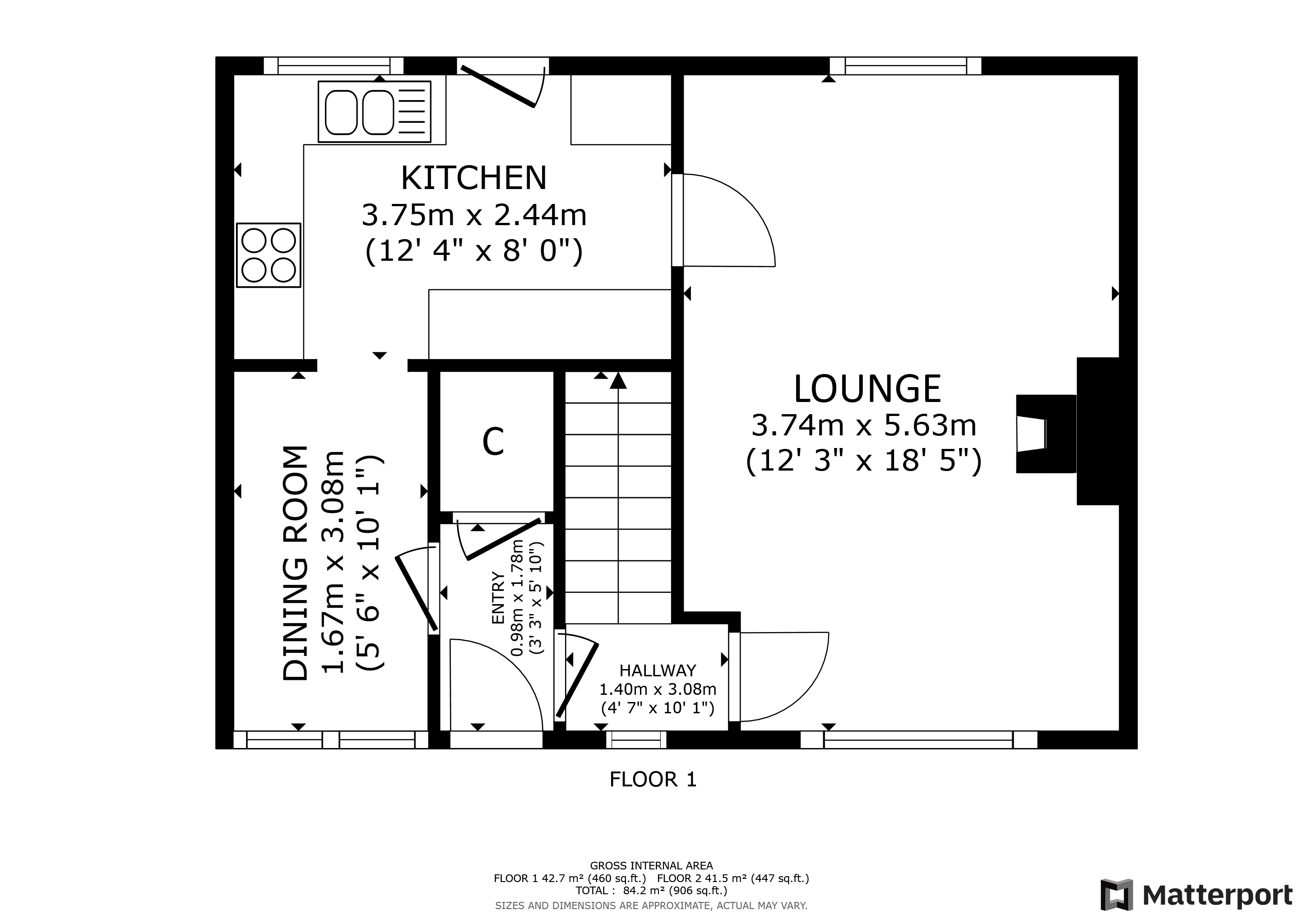 11, Forest View, Cairndow floorplan