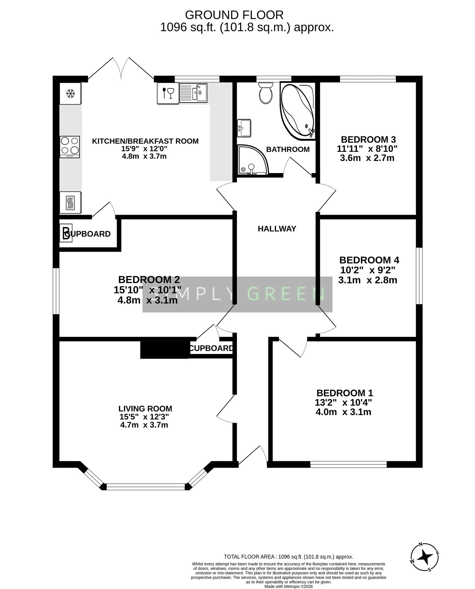 1, Nursery Road, Newton Abbot floorplan
